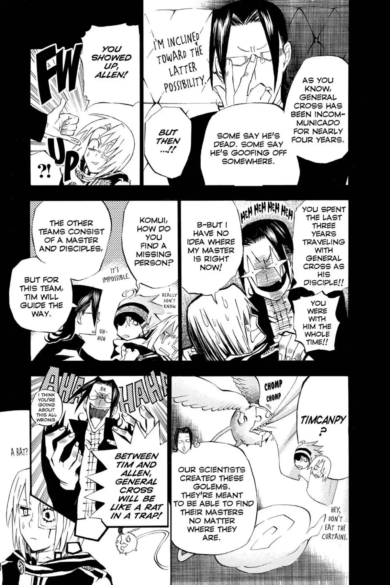D.Gray-man Chapter 30 page 7 - Chapter 30: Vol.4 The 30th Night: Missing in Action