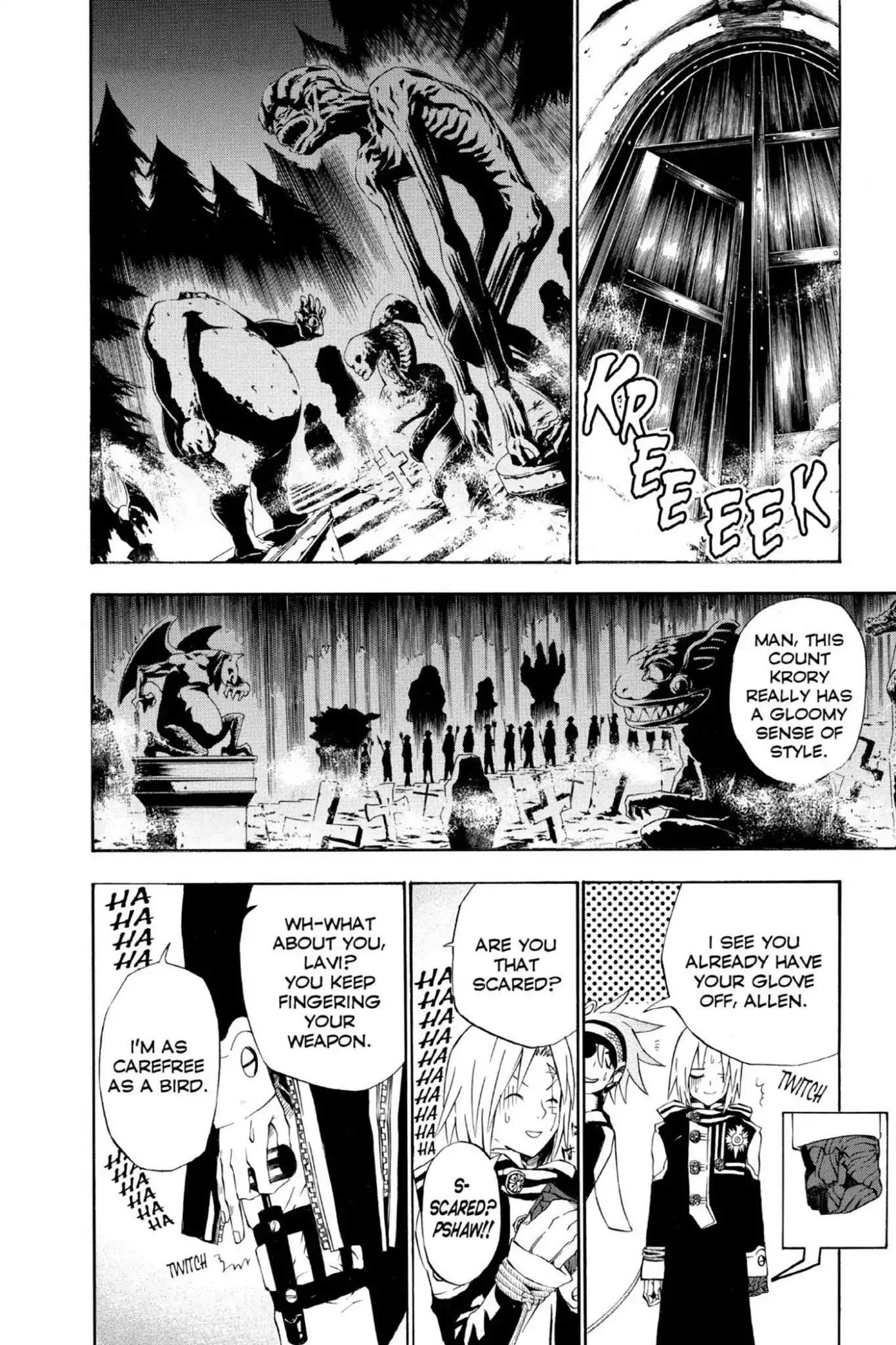 D.Gray-man Chapter 31 page 14 - Chapter 31: Vol.4 The 31st Night: Vampire of the Castle (1) - The Mysterious Emissary -