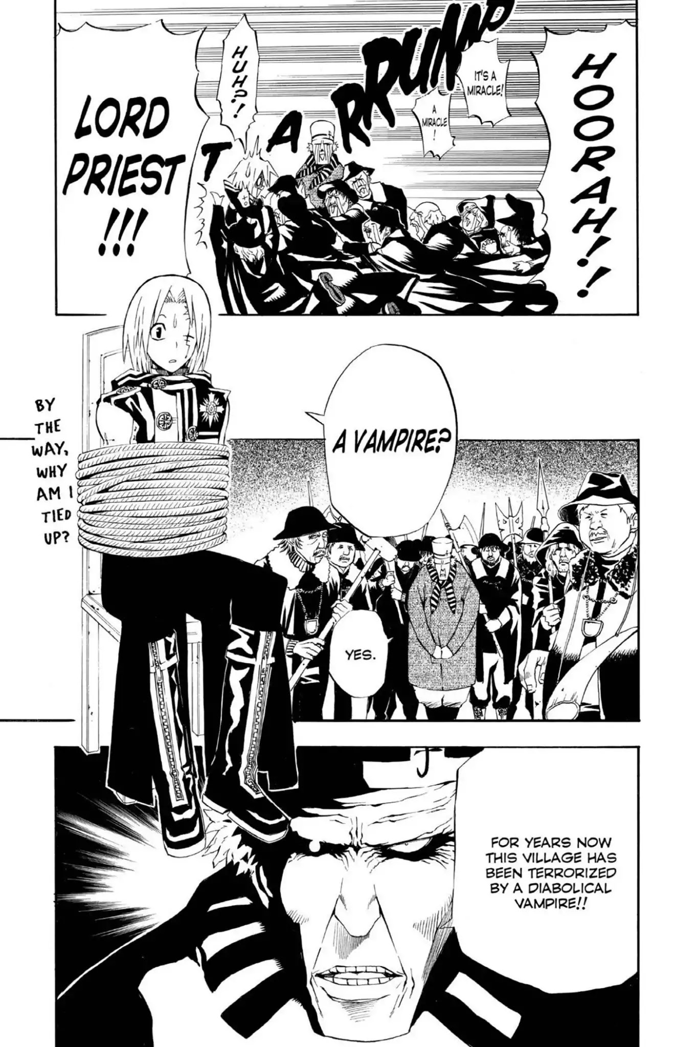 D.Gray-man Chapter 31 page 5 - Chapter 31: Vol.4 The 31st Night: Vampire of the Castle (1) - The Mysterious Emissary -