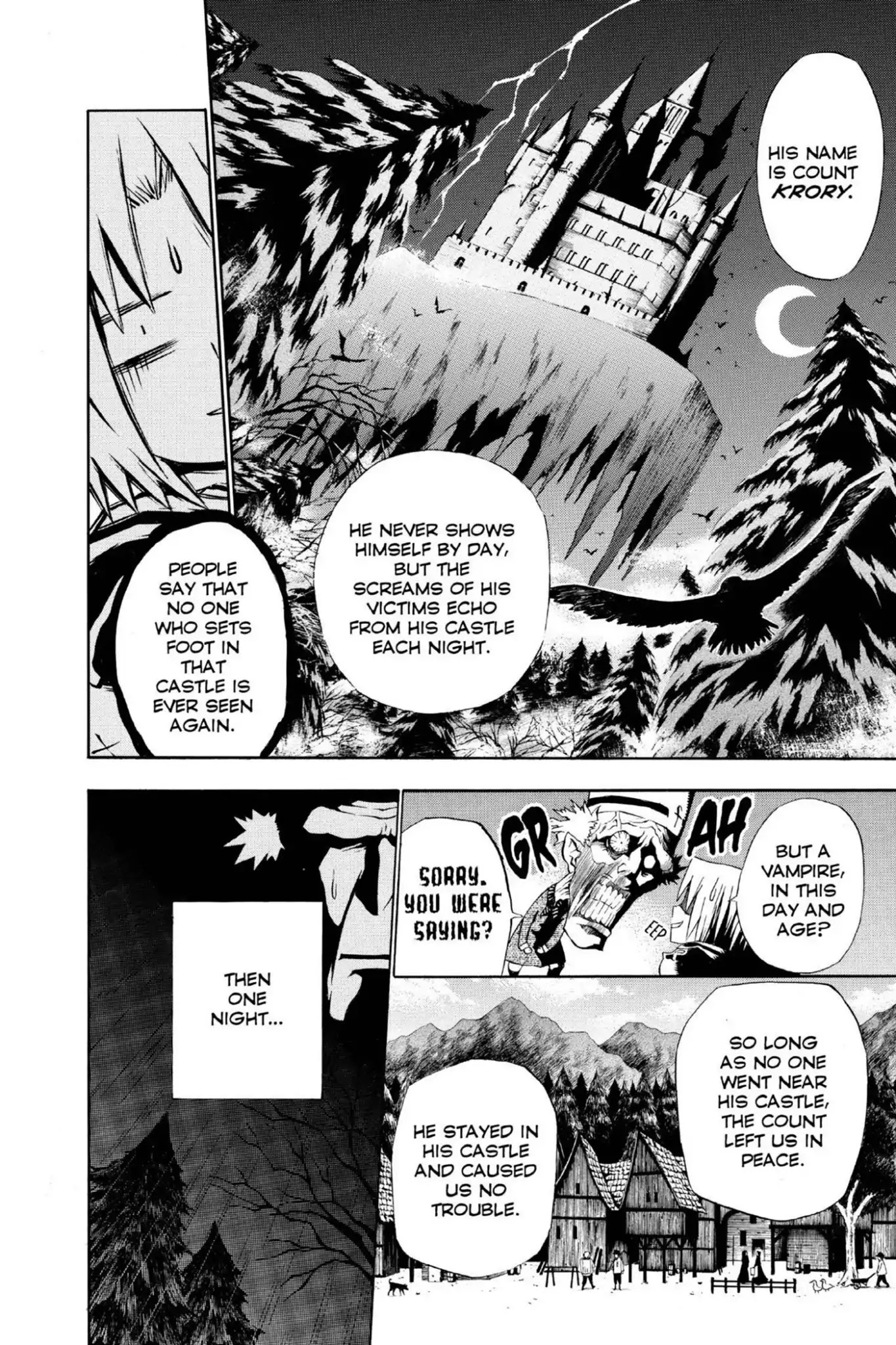 D.Gray-man Chapter 31 page 6 - Chapter 31: Vol.4 The 31st Night: Vampire of the Castle (1) - The Mysterious Emissary -