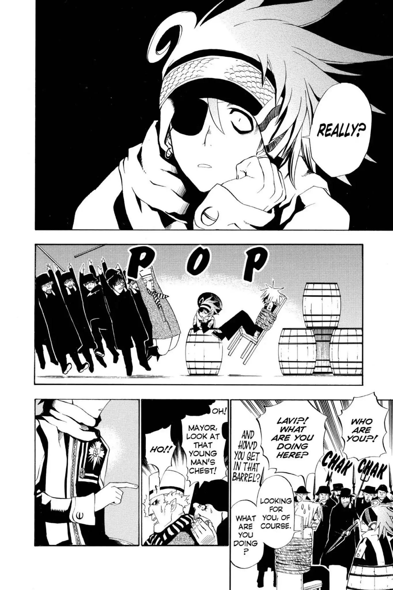 D.Gray-man Chapter 31 page 8 - Chapter 31: Vol.4 The 31st Night: Vampire of the Castle (1) - The Mysterious Emissary -