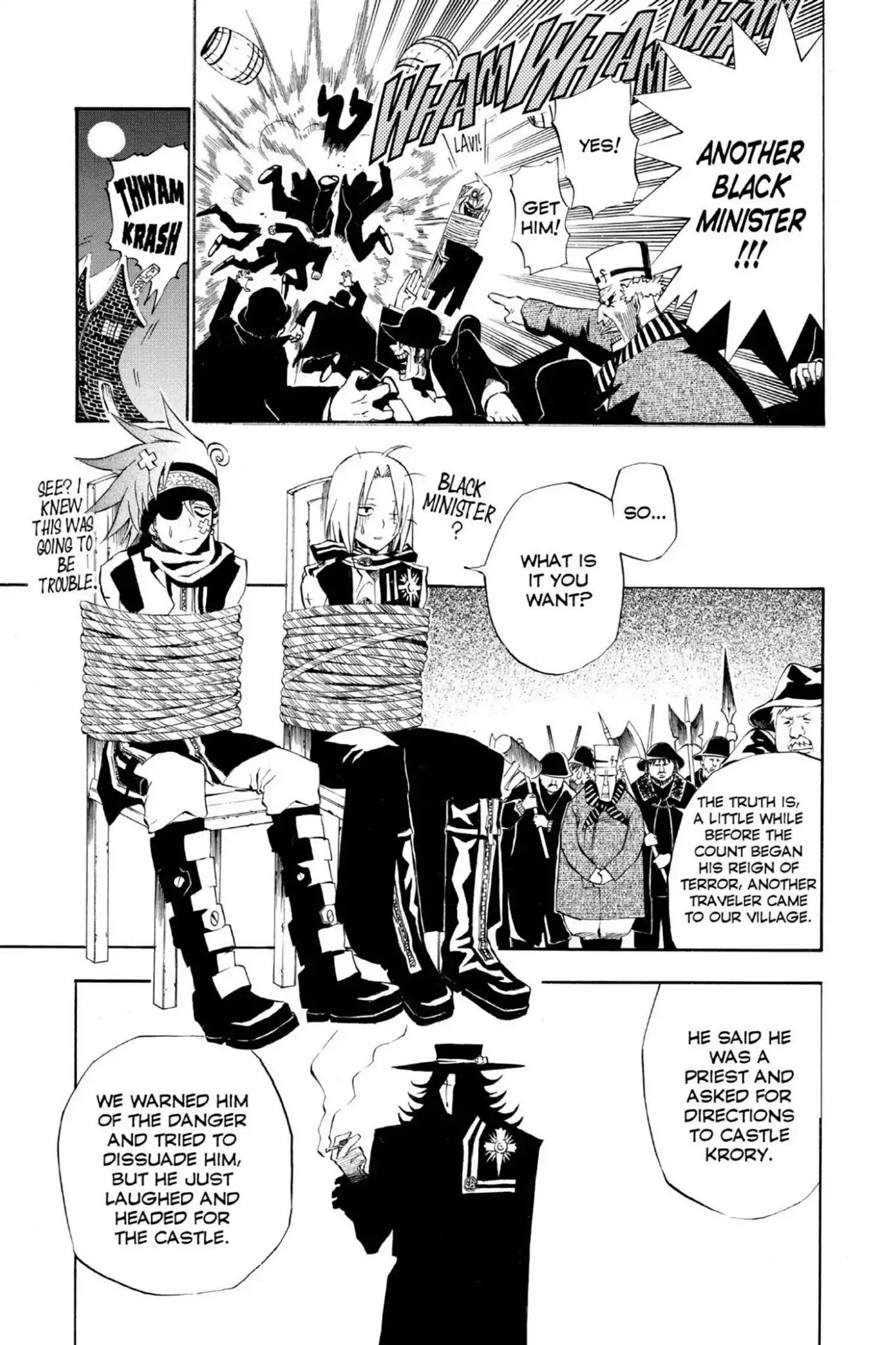 D.Gray-man Chapter 31 page 9 - Chapter 31: Vol.4 The 31st Night: Vampire of the Castle (1) - The Mysterious Emissary -