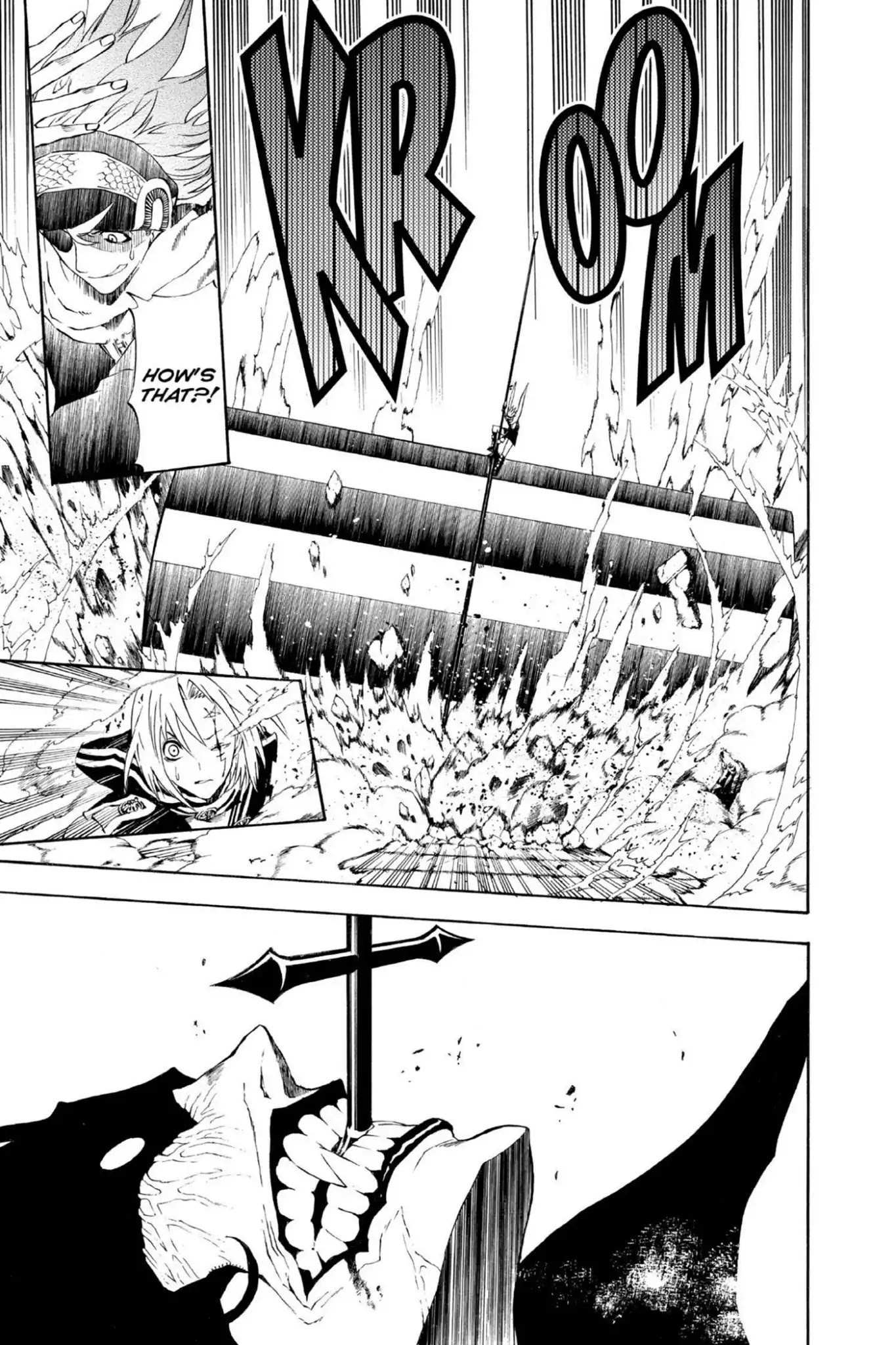 D.Gray-man Chapter 32 page 10 - Chapter 32: Vol.4 The 32nd Night: Vampire of the Castle (2) - Exorcist vs. Vampire -