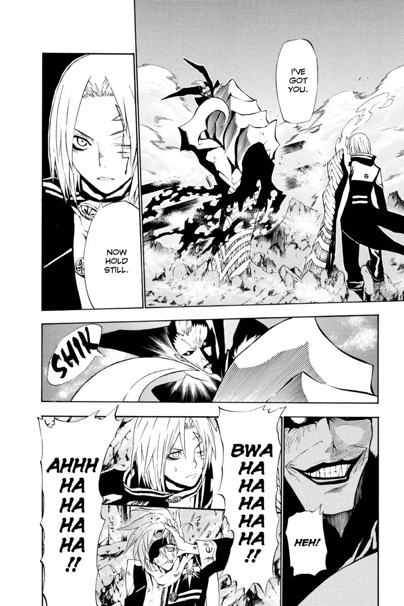 D.Gray-man Chapter 32 page 13 - Chapter 32: Vol.4 The 32nd Night: Vampire of the Castle (2) - Exorcist vs. Vampire -