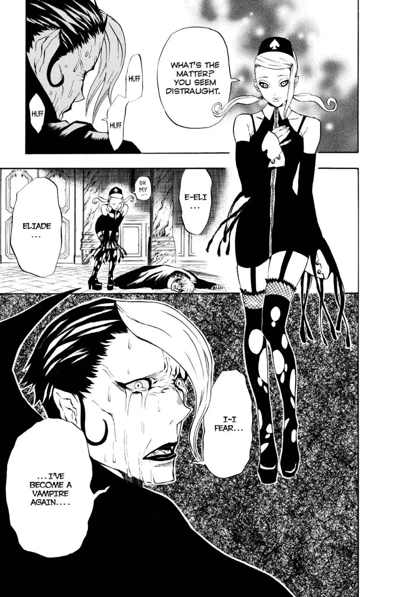 D.Gray-man Chapter 32 page 18 - Chapter 32: Vol.4 The 32nd Night: Vampire of the Castle (2) - Exorcist vs. Vampire -