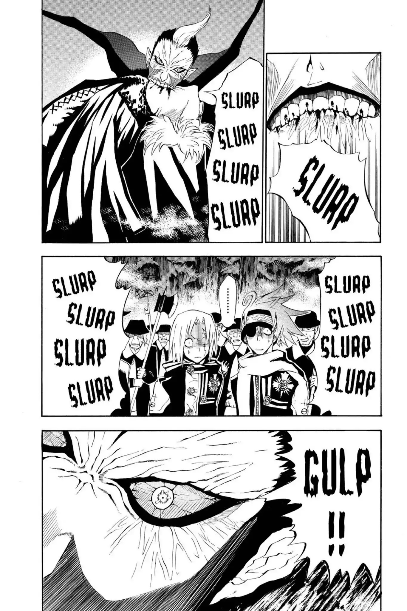 D.Gray-man Chapter 32 page 5 - Chapter 32: Vol.4 The 32nd Night: Vampire of the Castle (2) - Exorcist vs. Vampire -