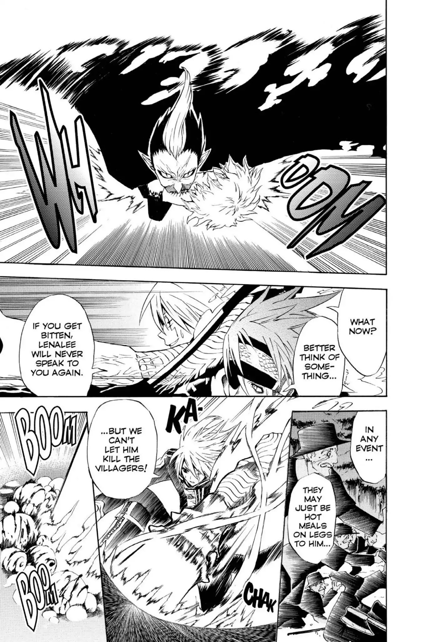 D.Gray-man Chapter 32 page 8 - Chapter 32: Vol.4 The 32nd Night: Vampire of the Castle (2) - Exorcist vs. Vampire -