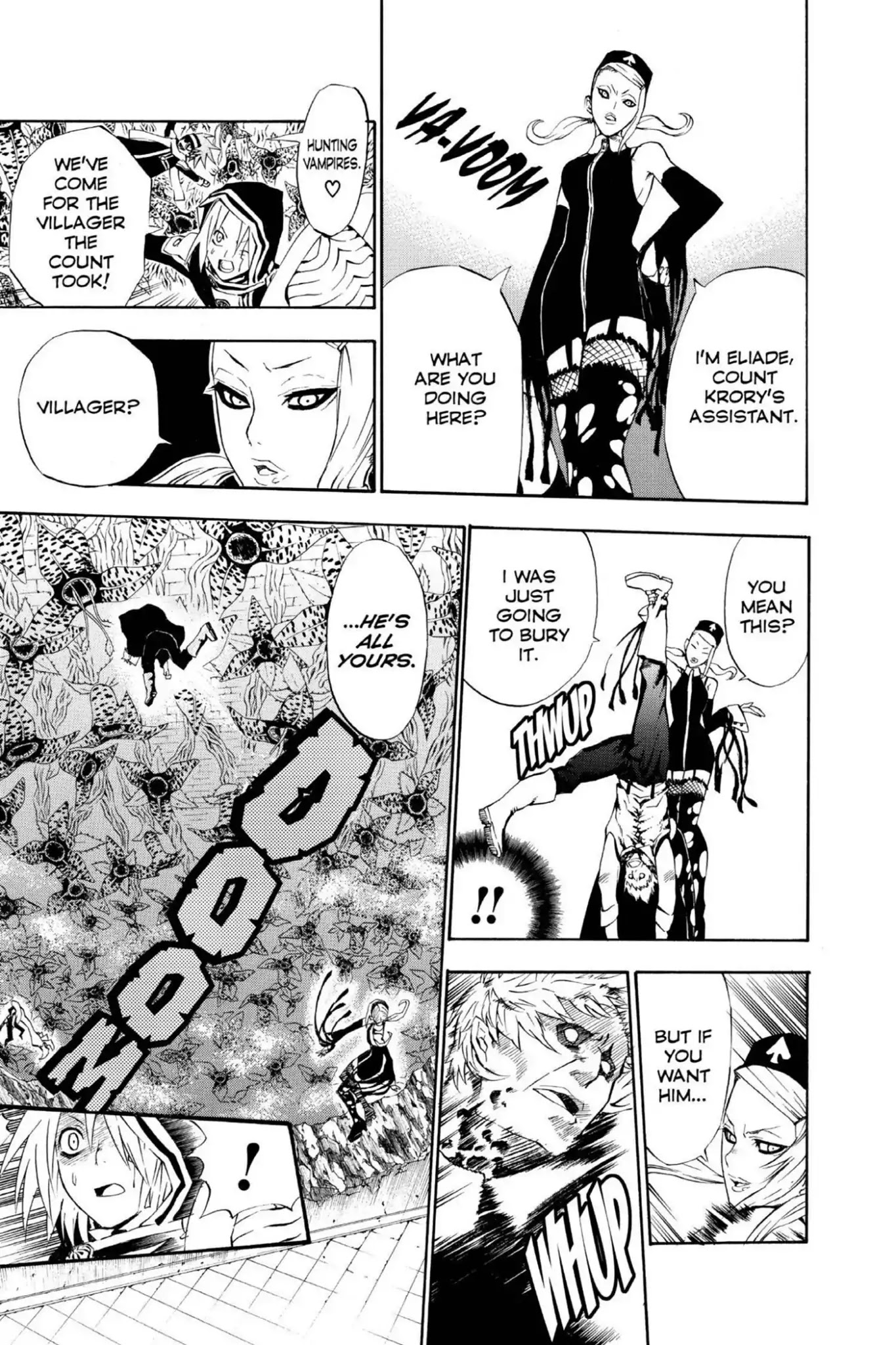 D.Gray-man Chapter 33 page 18 - Chapter 33: Vol.4 The 33rd Night: Vampire of the Castle (3) - Krory Castle -