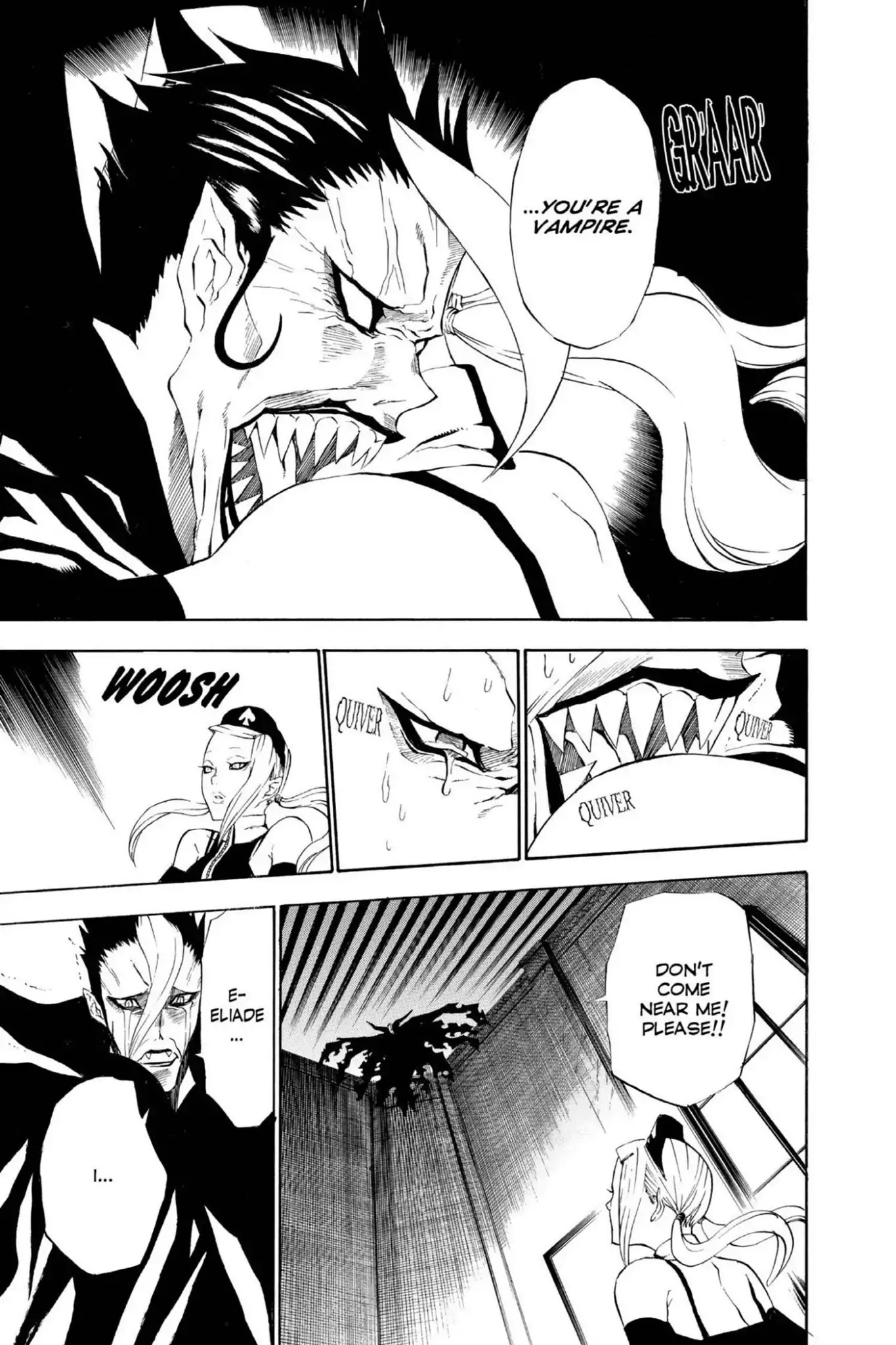 D.Gray-man Chapter 33 page 4 - Chapter 33: Vol.4 The 33rd Night: Vampire of the Castle (3) - Krory Castle -
