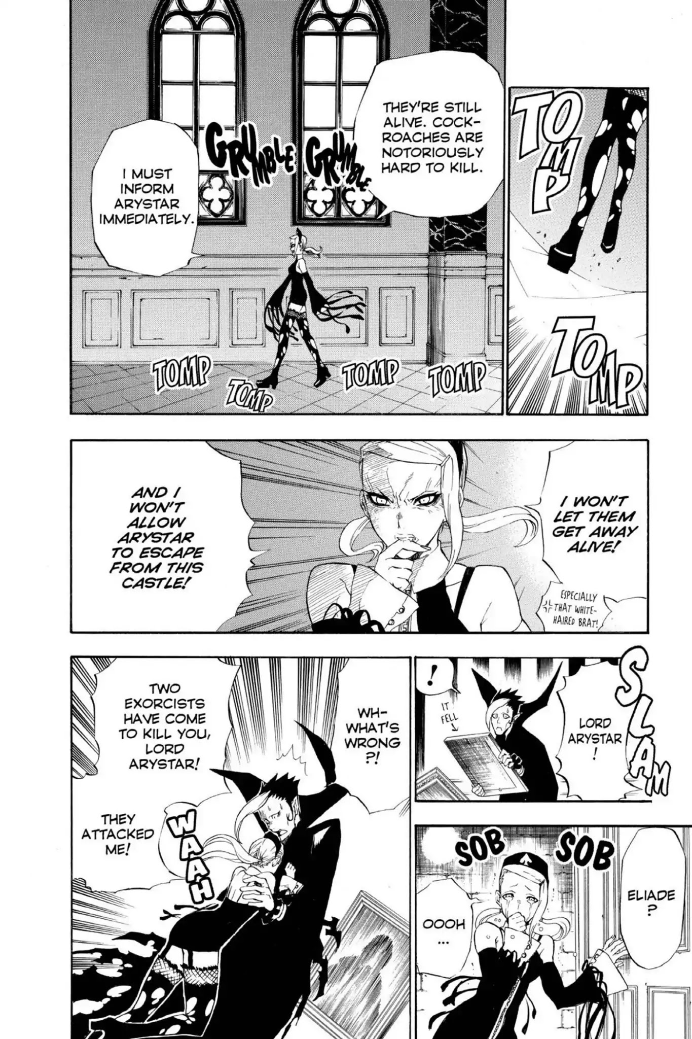 D.Gray-man Chapter 34 page 10 - Chapter 34: Vol.4 The 34th Night: Vampire of the Castle (4) - The Hated One -