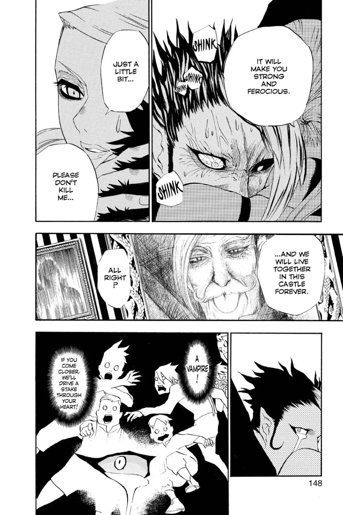 D.Gray-man Chapter 34 page 12 - Chapter 34: Vol.4 The 34th Night: Vampire of the Castle (4) - The Hated One -