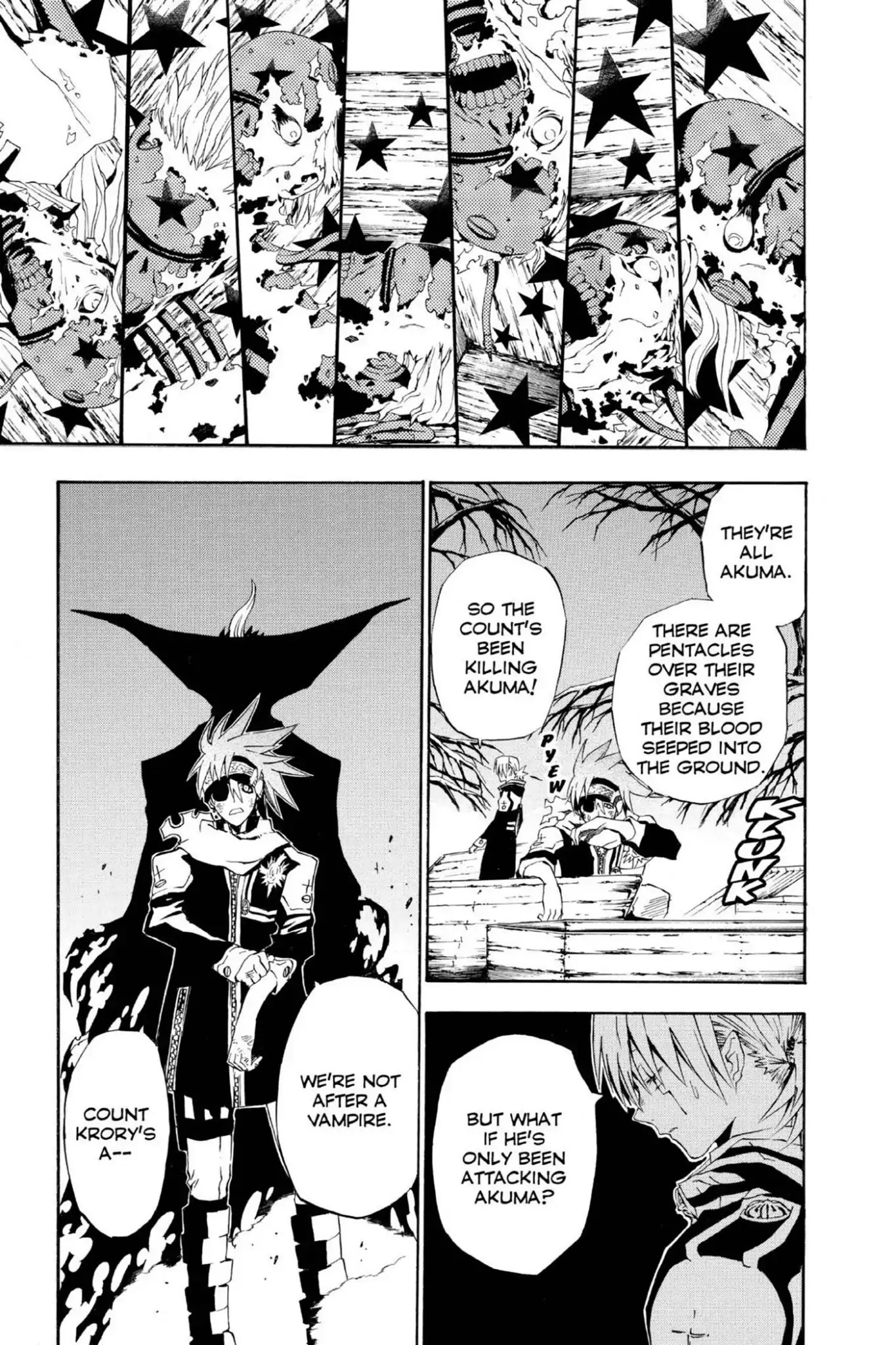 D.Gray-man Chapter 34 page 17 - Chapter 34: Vol.4 The 34th Night: Vampire of the Castle (4) - The Hated One -