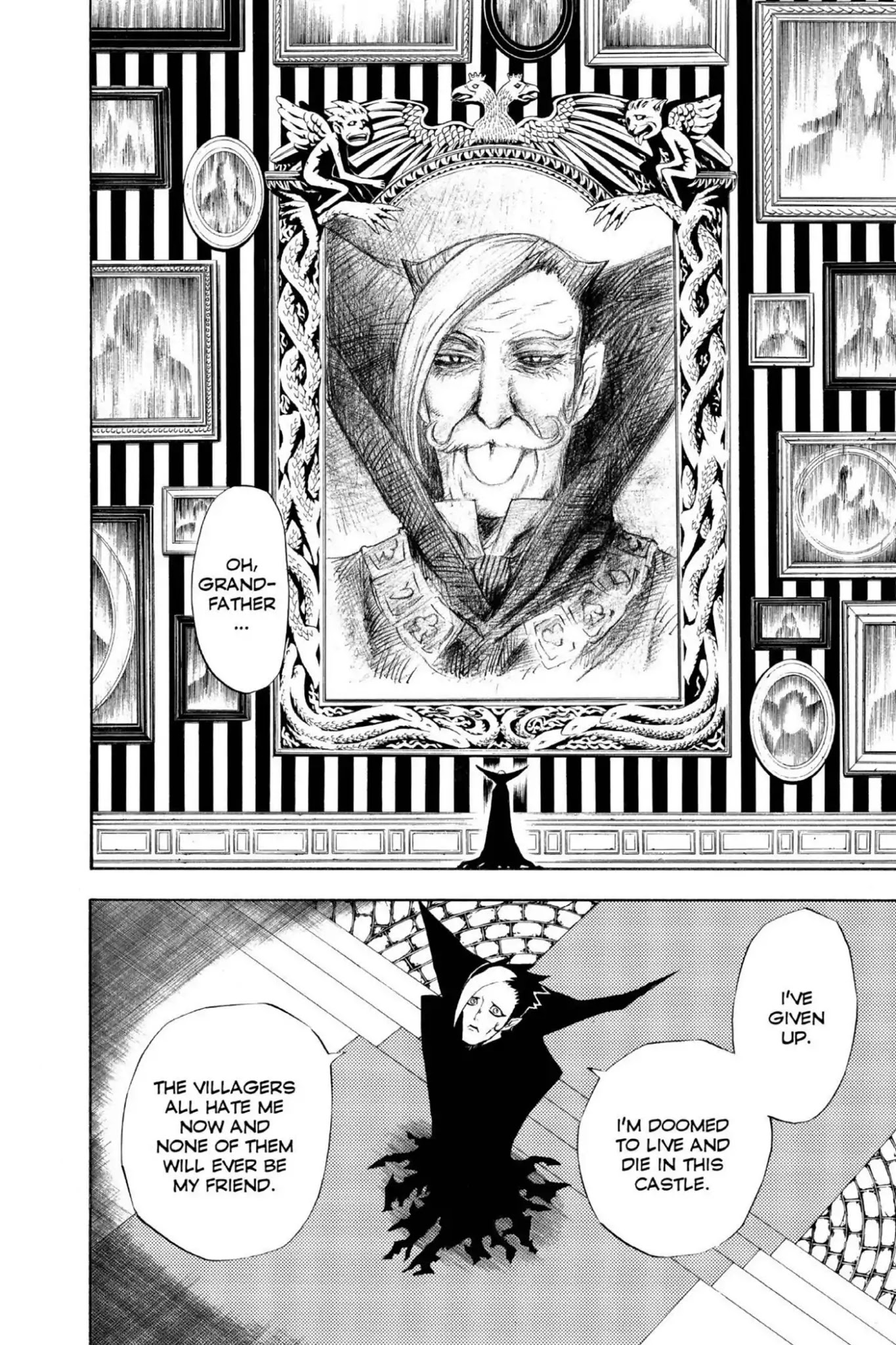 D.Gray-man Chapter 34 page 2 - Chapter 34: Vol.4 The 34th Night: Vampire of the Castle (4) - The Hated One -