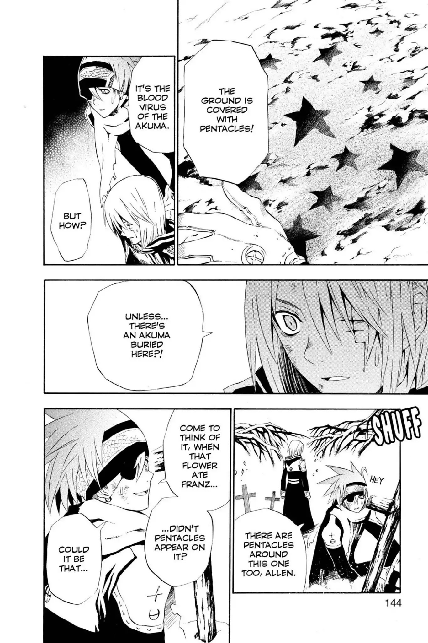 D.Gray-man Chapter 34 page 8 - Chapter 34: Vol.4 The 34th Night: Vampire of the Castle (4) - The Hated One -