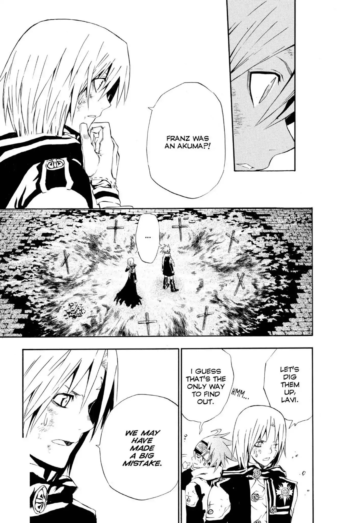 D.Gray-man Chapter 34 page 9 - Chapter 34: Vol.4 The 34th Night: Vampire of the Castle (4) - The Hated One -
