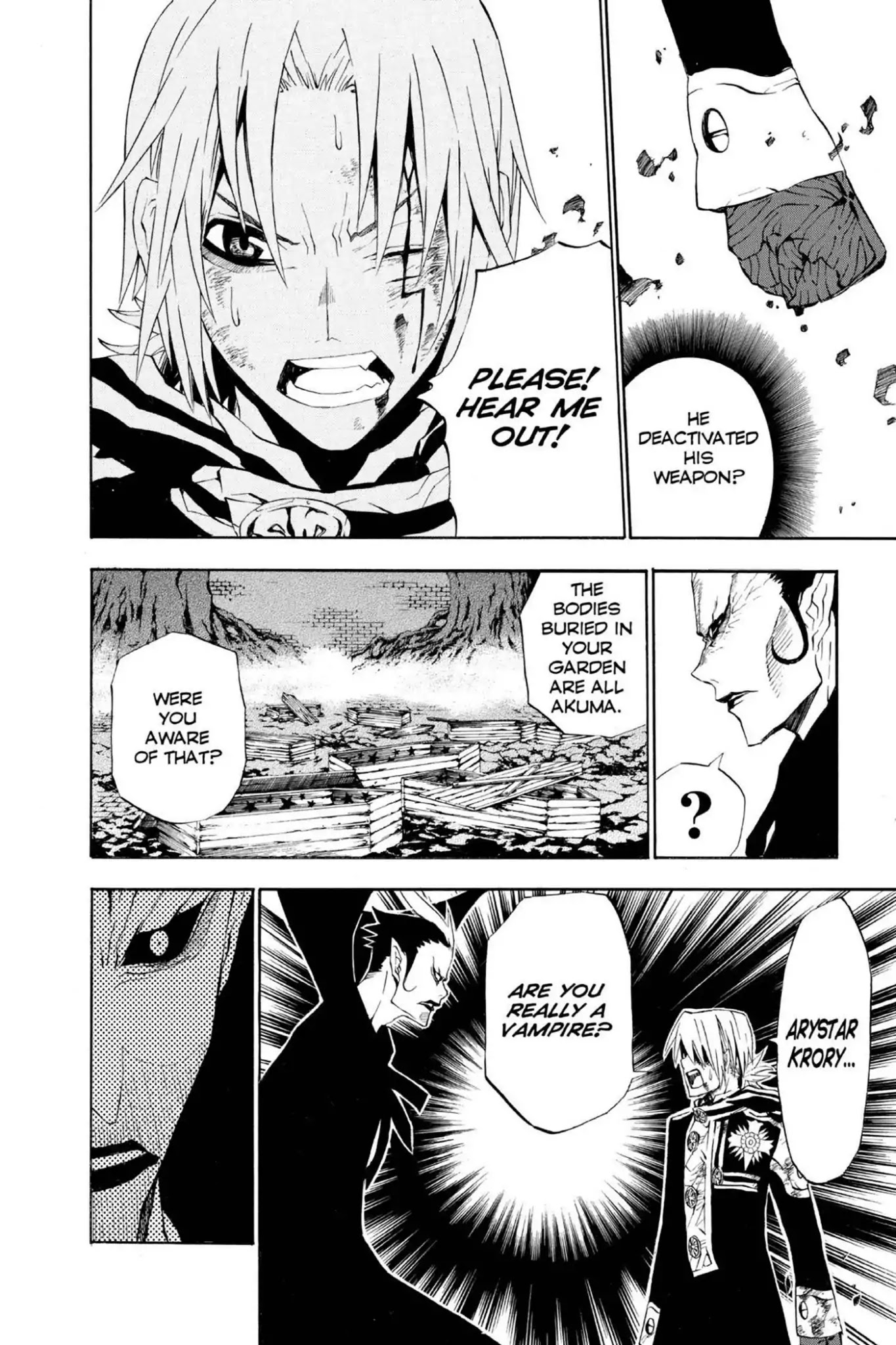 D.Gray-man Chapter 35 page 5 - Chapter 35: Vol.4 The 35th Night: Vampire of the Castle (5) - Eliade -