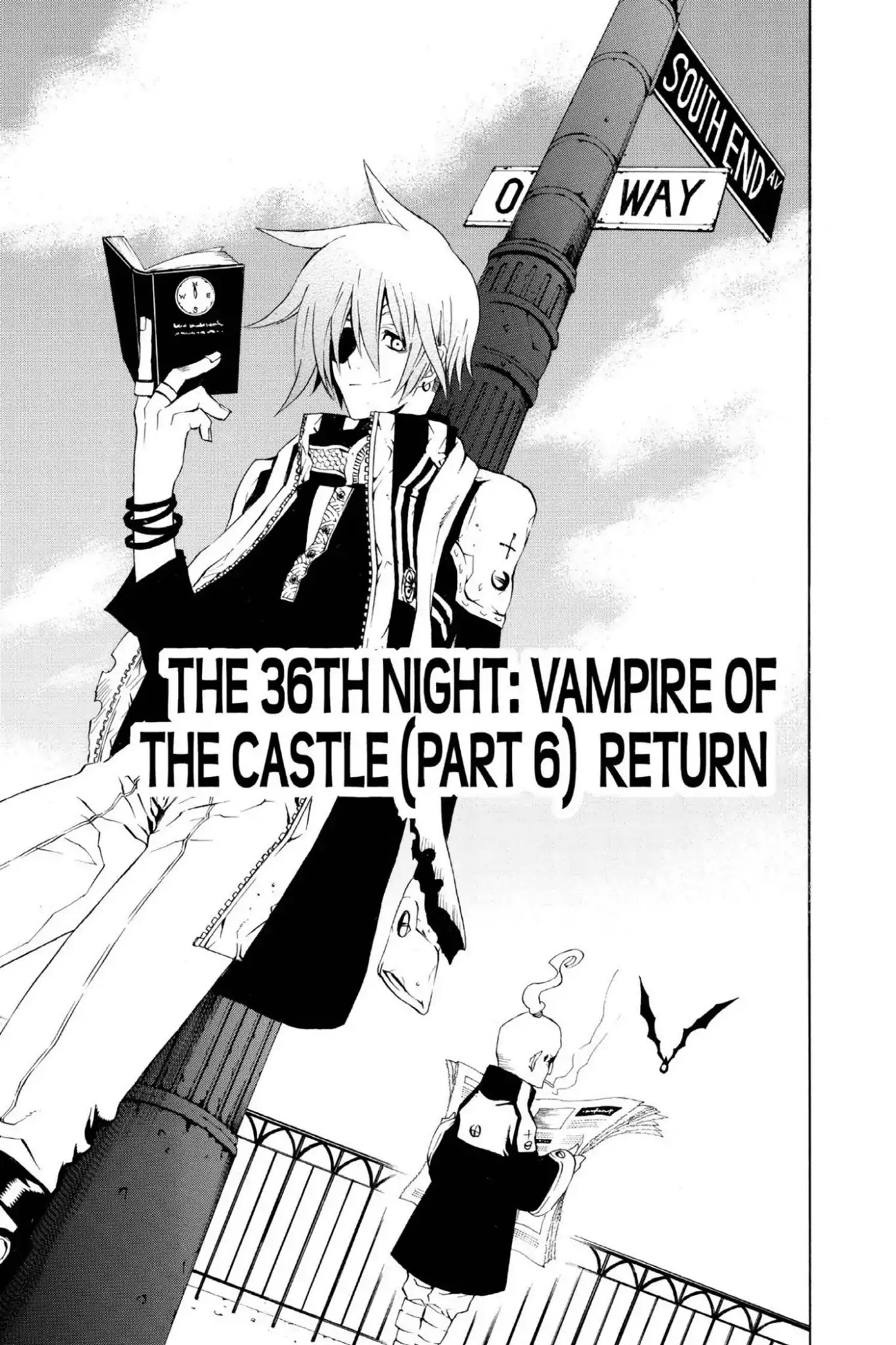 D.Gray-man Chapter 36 page 1 - Chapter 36: Vol.4 The 36th Night: Vampire of the Castle (6) - Return -