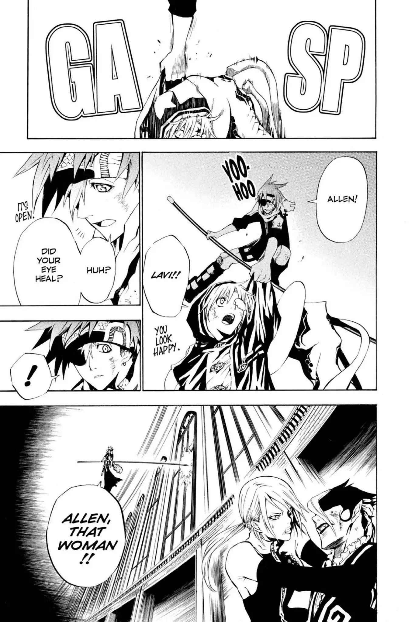 D.Gray-man Chapter 37 page 23 - Chapter 37: Vol.5 The 37th Night: Vampire of the Castle (7) - Merge -
