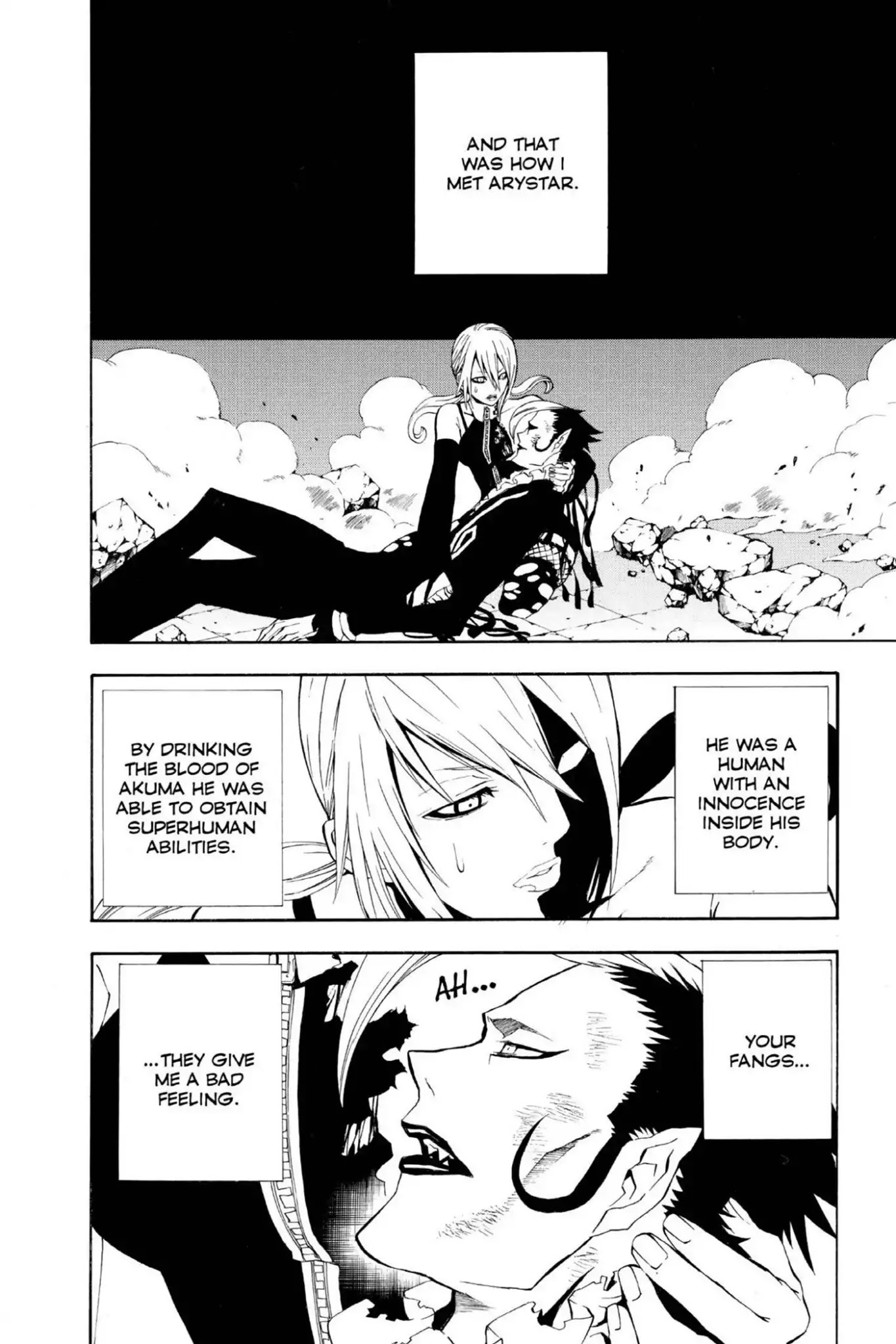D.Gray-man Chapter 38 page 8 - Chapter 38: Vol.5 The 38th Night: Vampire of the Castle (8) - Broken Hearts, Broken Roses -