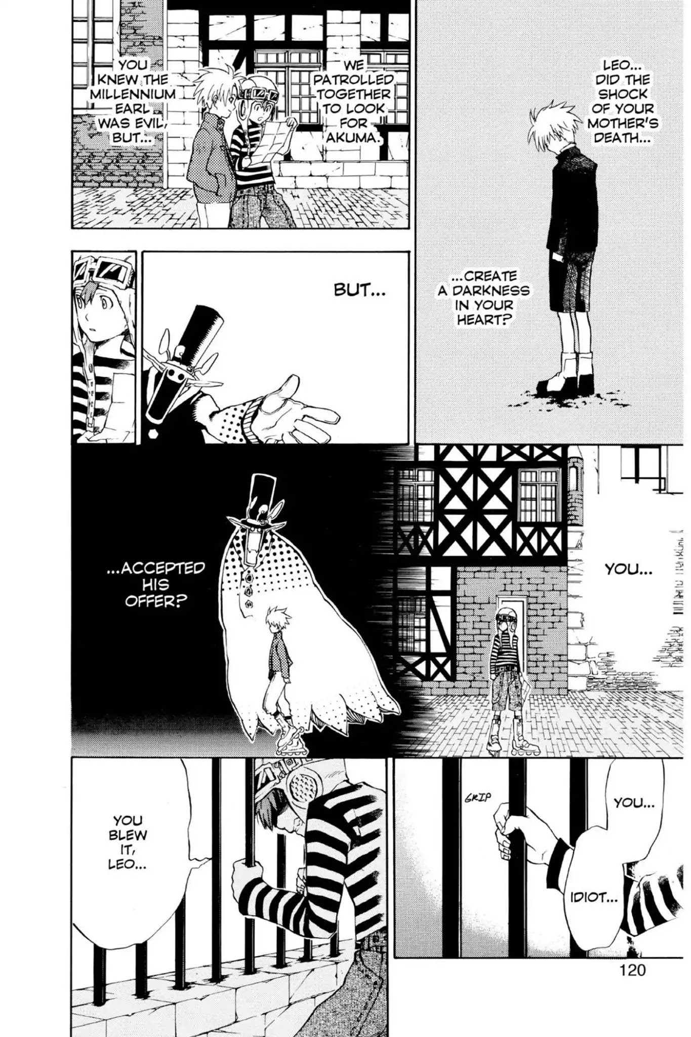 D.Gray-man Chapter 4 page 8 - Chapter 4: Vol.1 The 4th Night: Decision and Beginning