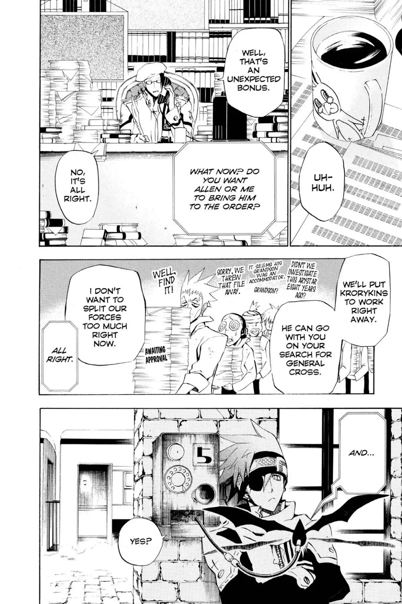 D.Gray-man Chapter 41 page 2 - Chapter 41: Vol.5 The 41st Night: Omen