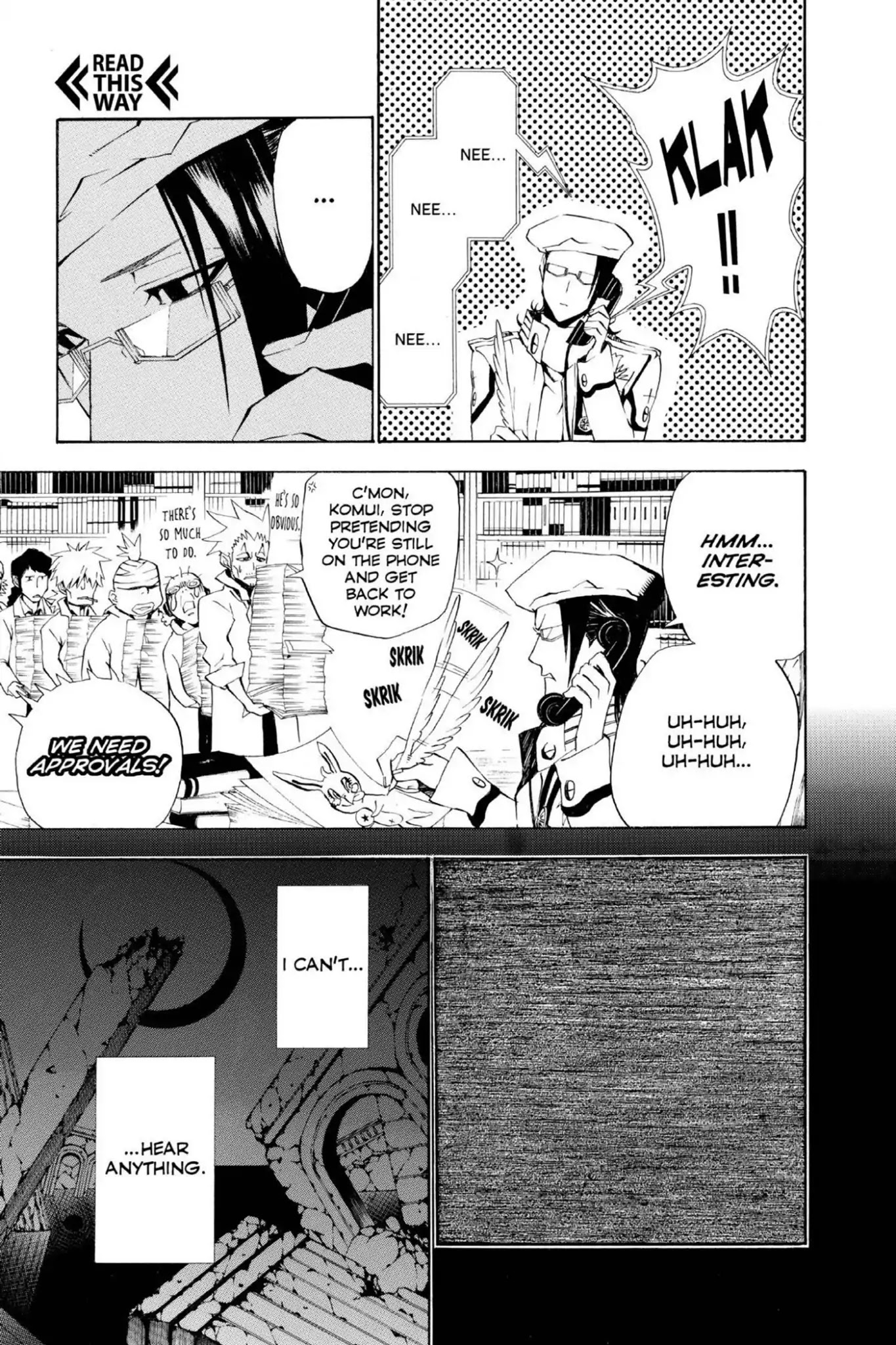 D.Gray-man Chapter 41 page 7 - Chapter 41: Vol.5 The 41st Night: Omen
