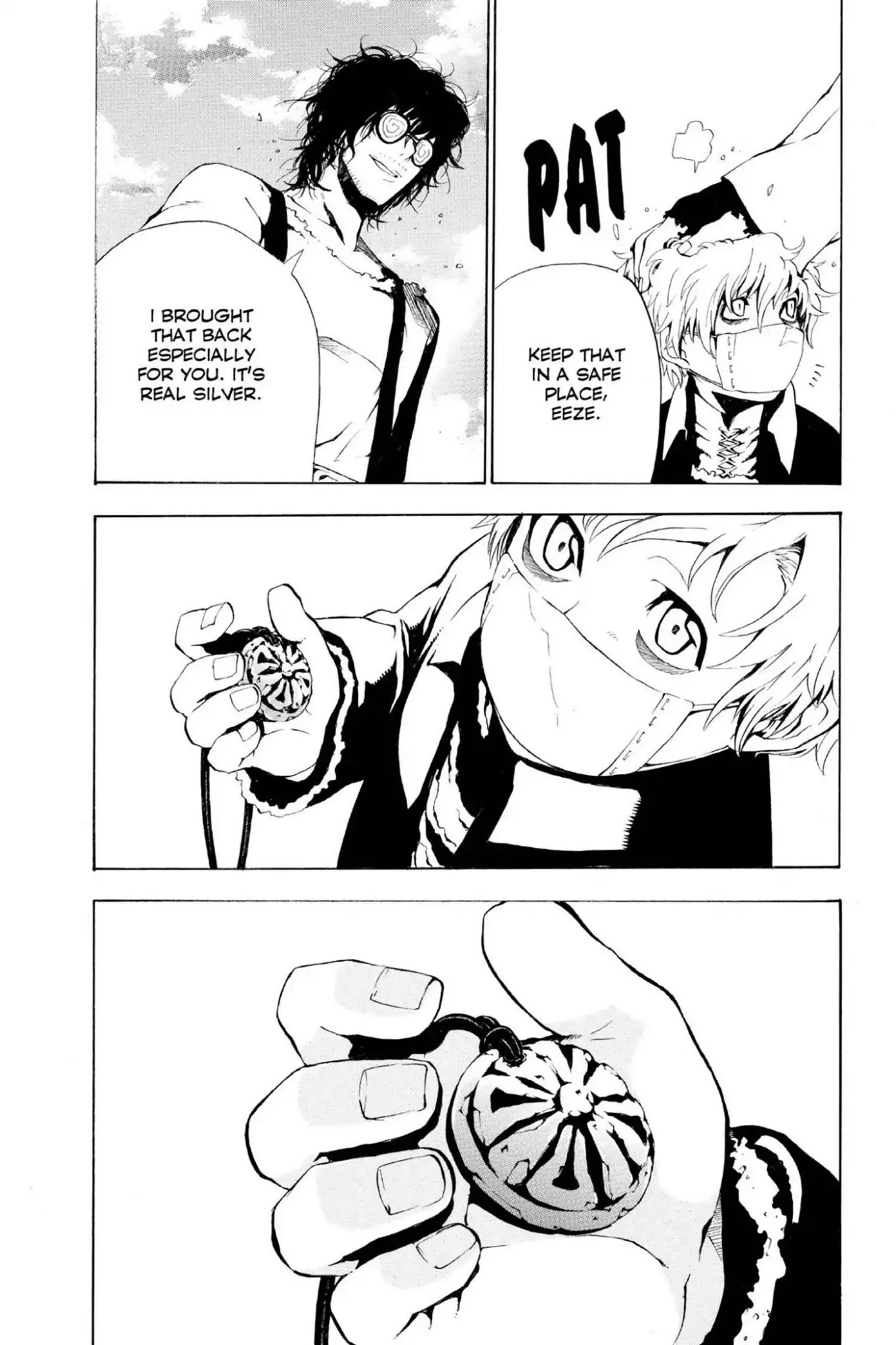 D.Gray-man Chapter 42 page 10 - Chapter 42: Vol.5 The 42nd Night: Three Men and a Child