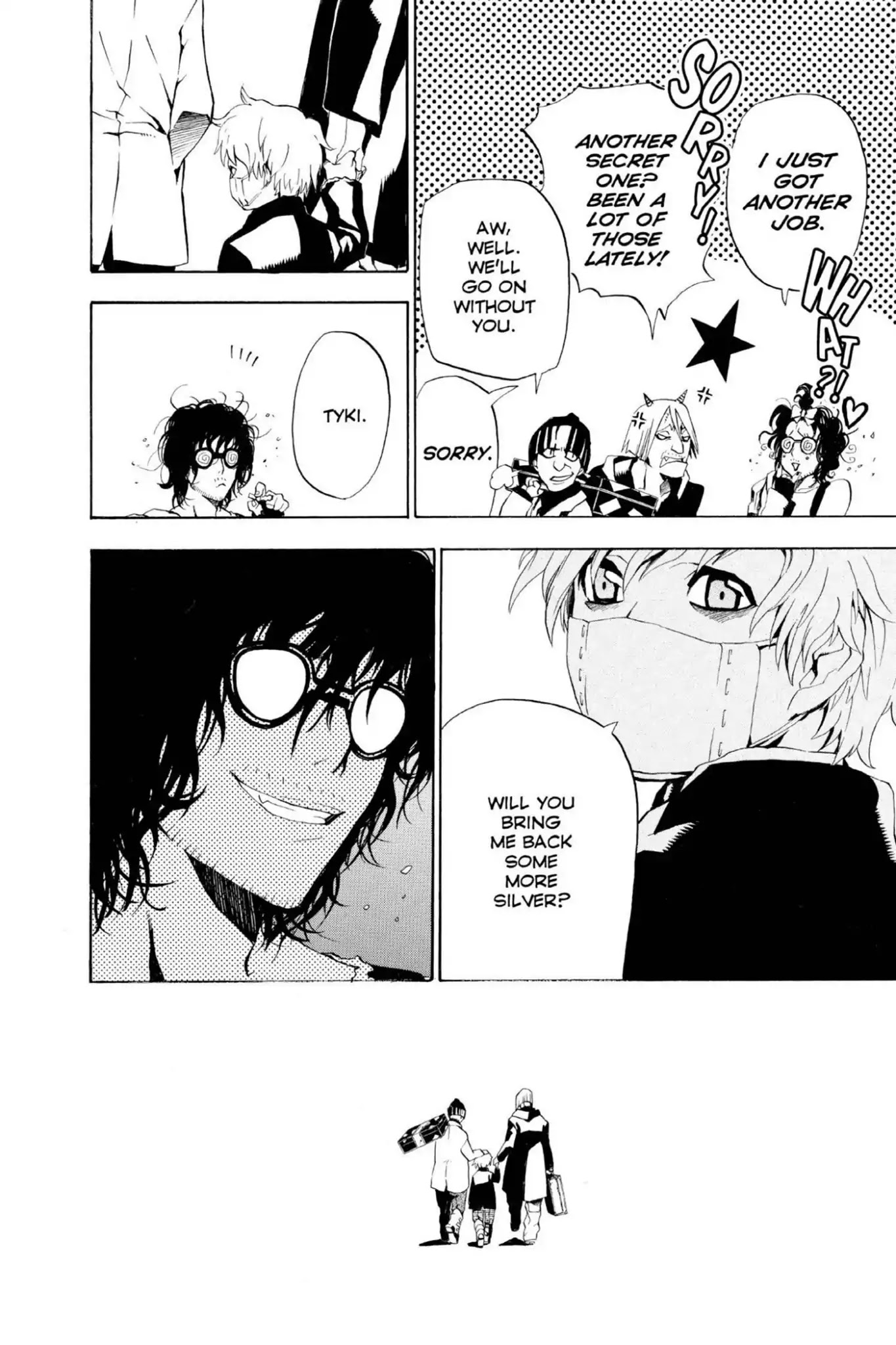 D.Gray-man Chapter 42 page 12 - Chapter 42: Vol.5 The 42nd Night: Three Men and a Child