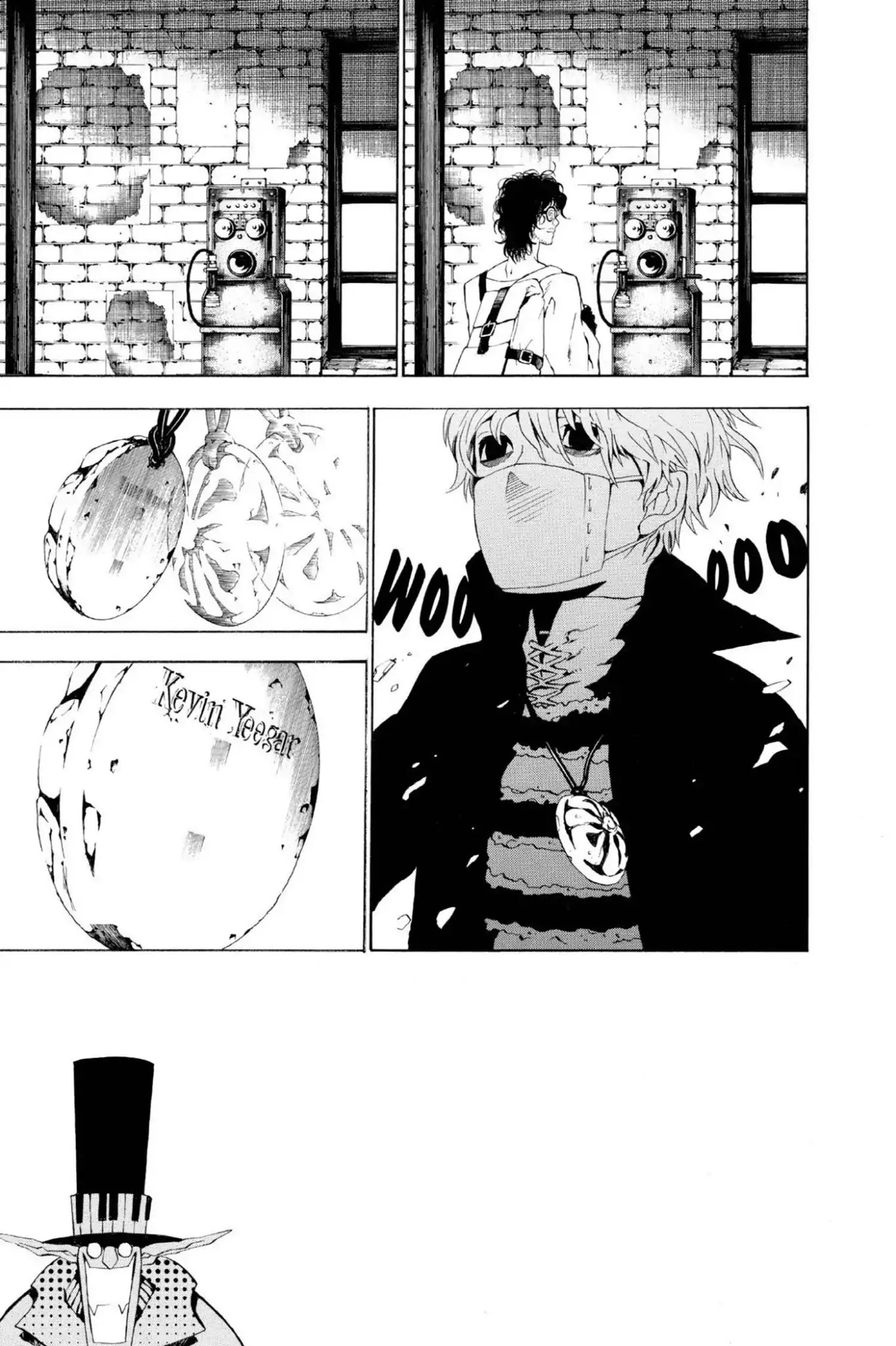 D.Gray-man Chapter 42 page 13 - Chapter 42: Vol.5 The 42nd Night: Three Men and a Child