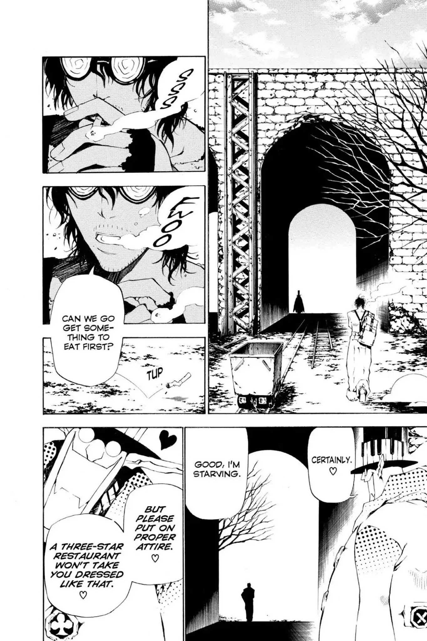 D.Gray-man Chapter 42 page 14 - Chapter 42: Vol.5 The 42nd Night: Three Men and a Child