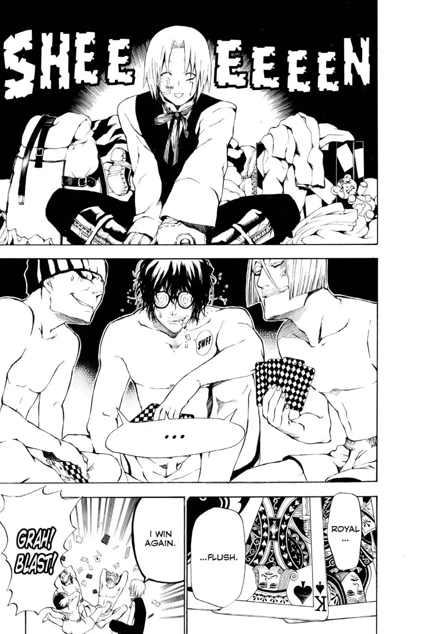 D.Gray-man Chapter 42 page 3 - Chapter 42: Vol.5 The 42nd Night: Three Men and a Child