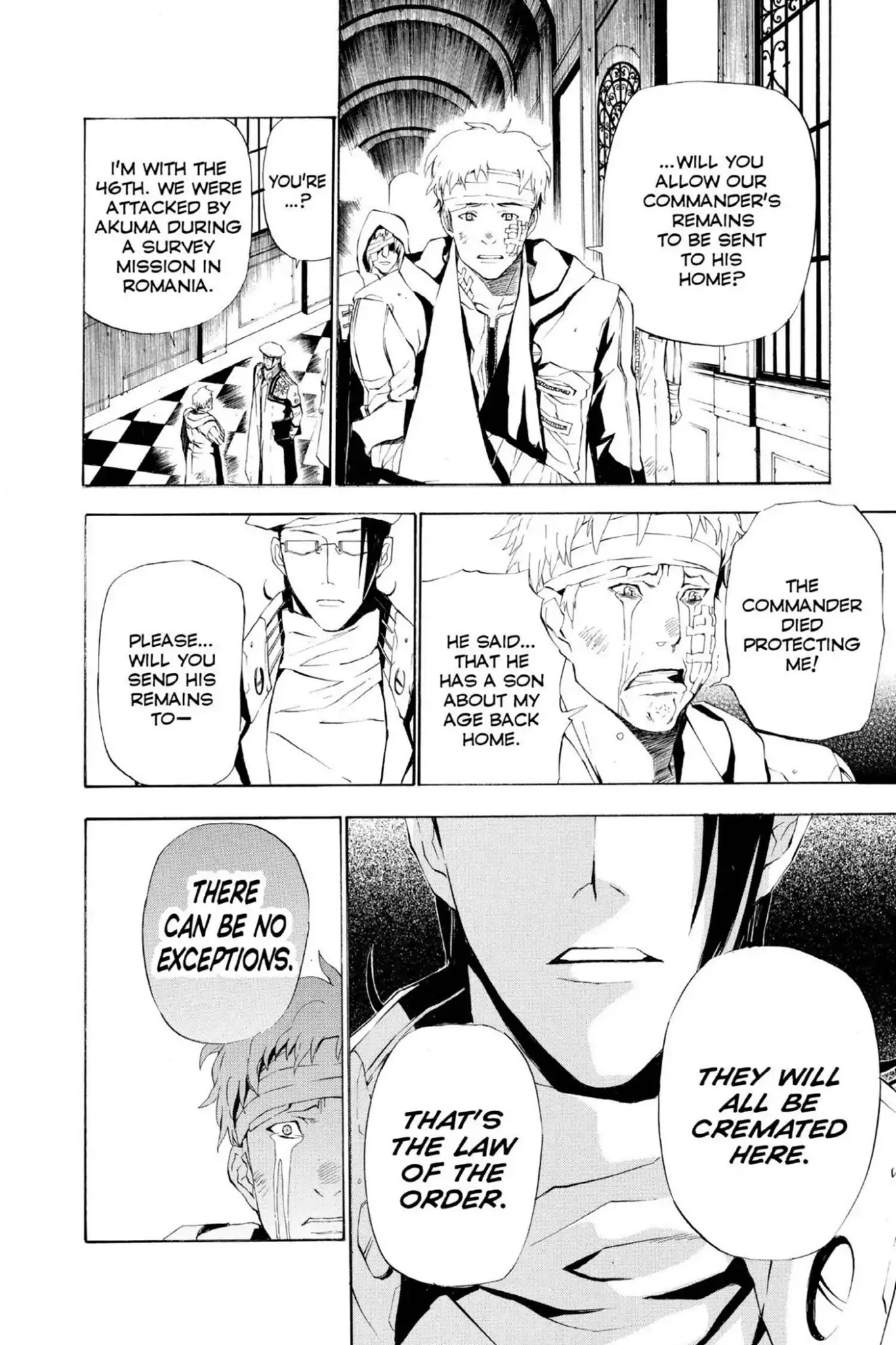 D.Gray-man Chapter 44 page 13 - Chapter 44: Vol.5 The 44th Night: Number on the Desktop