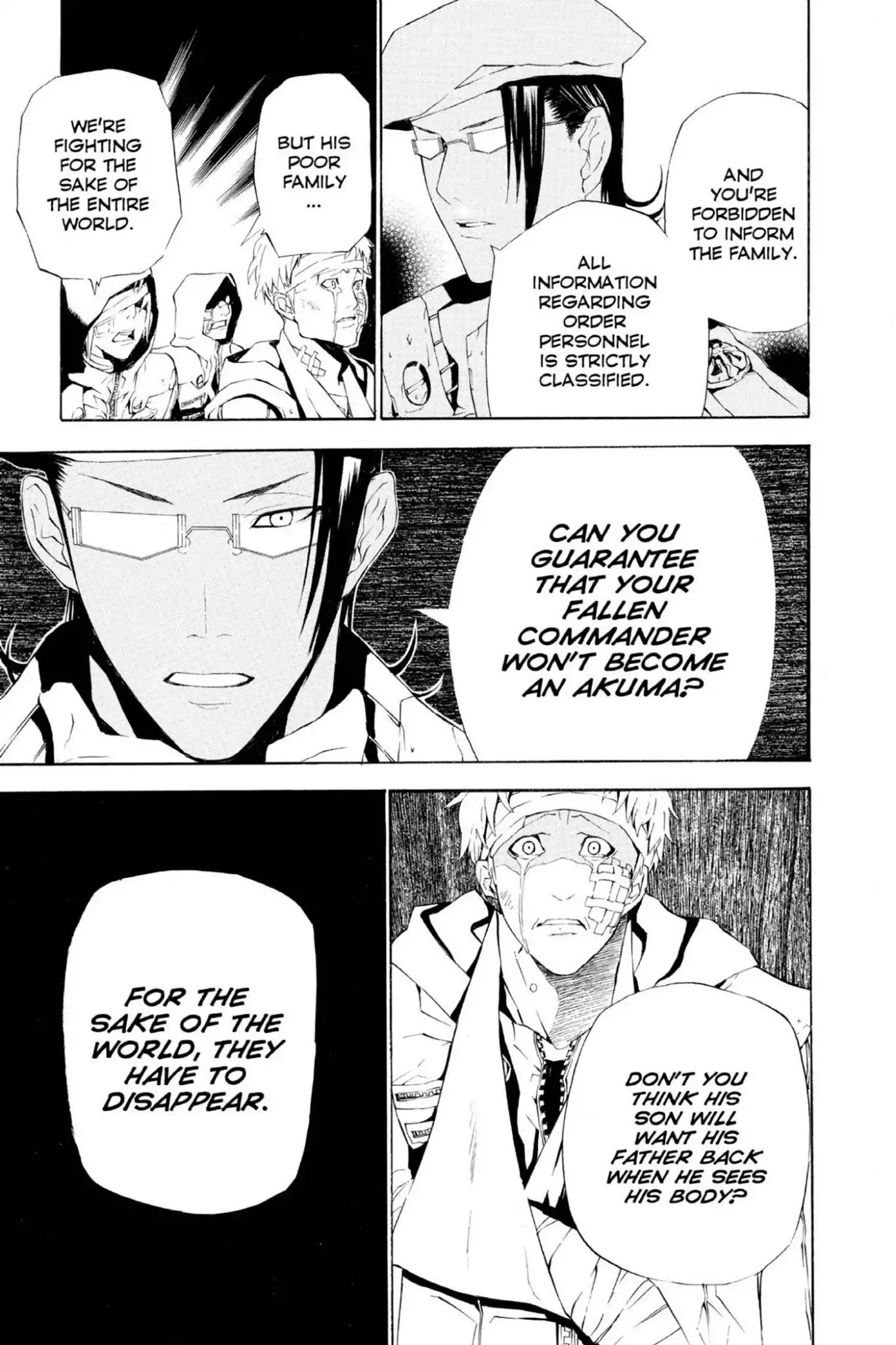D.Gray-man Chapter 44 page 14 - Chapter 44: Vol.5 The 44th Night: Number on the Desktop