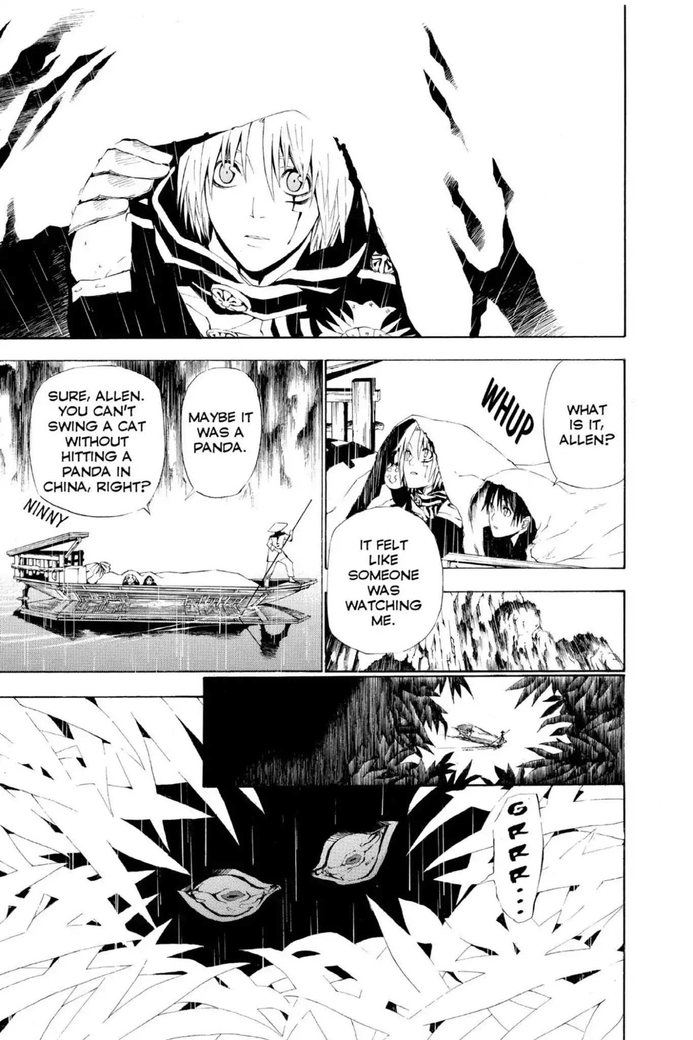 D.Gray-man Chapter 44 page 16 - Chapter 44: Vol.5 The 44th Night: Number on the Desktop