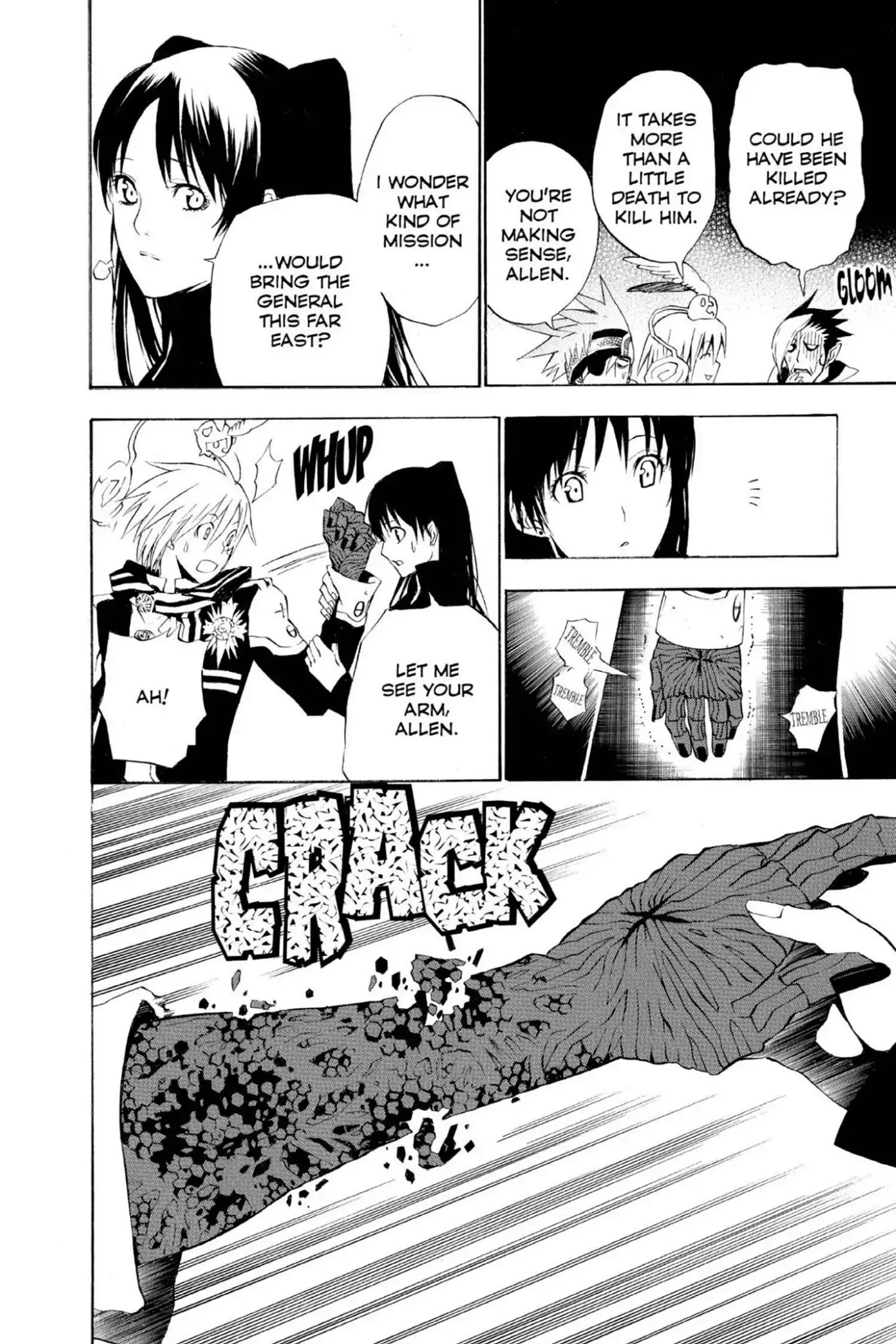 D.Gray-man Chapter 45 page 10 - Chapter 45: Vol.5 The 45th Night: Signs