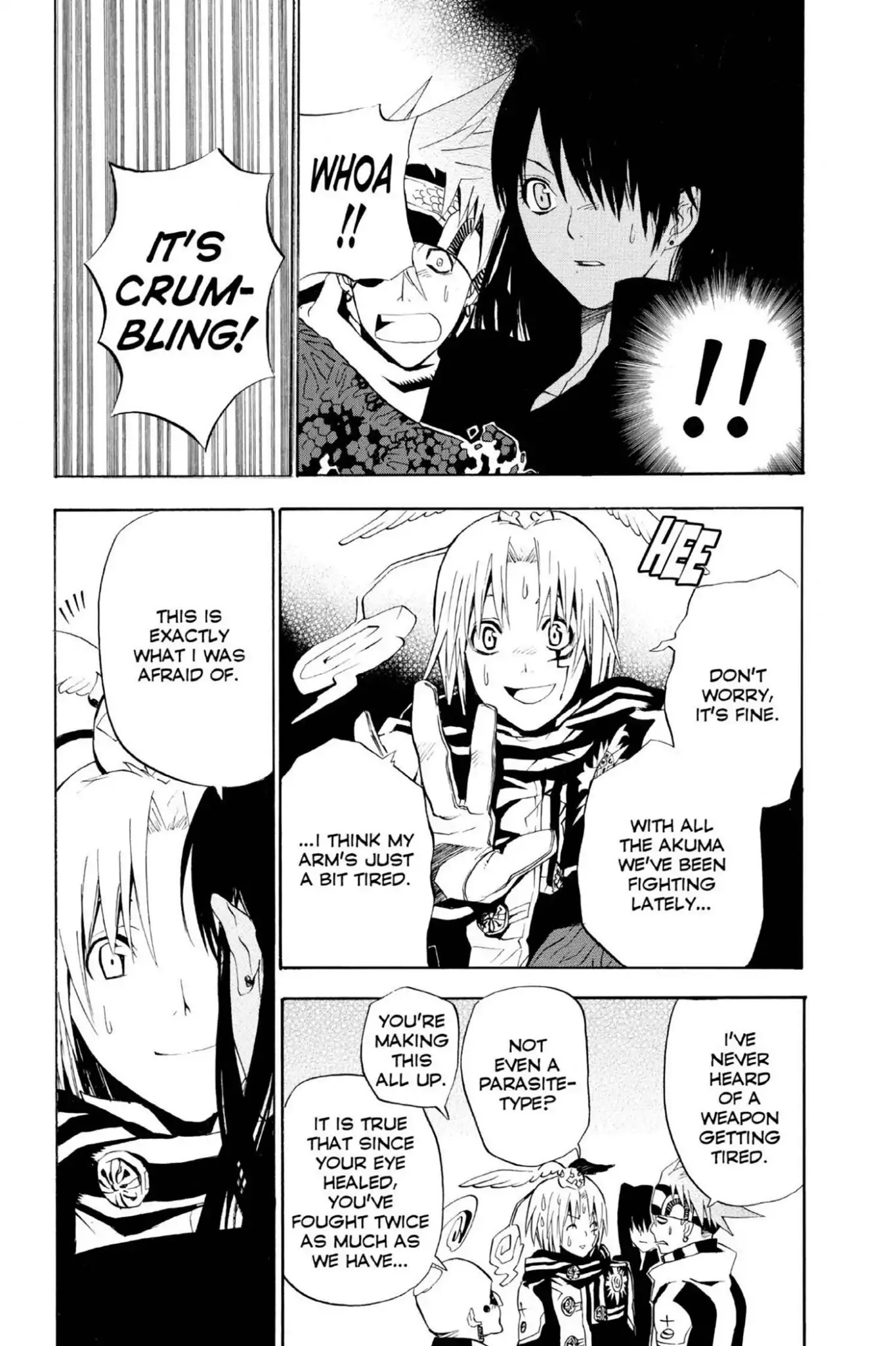 D.Gray-man Chapter 45 page 11 - Chapter 45: Vol.5 The 45th Night: Signs