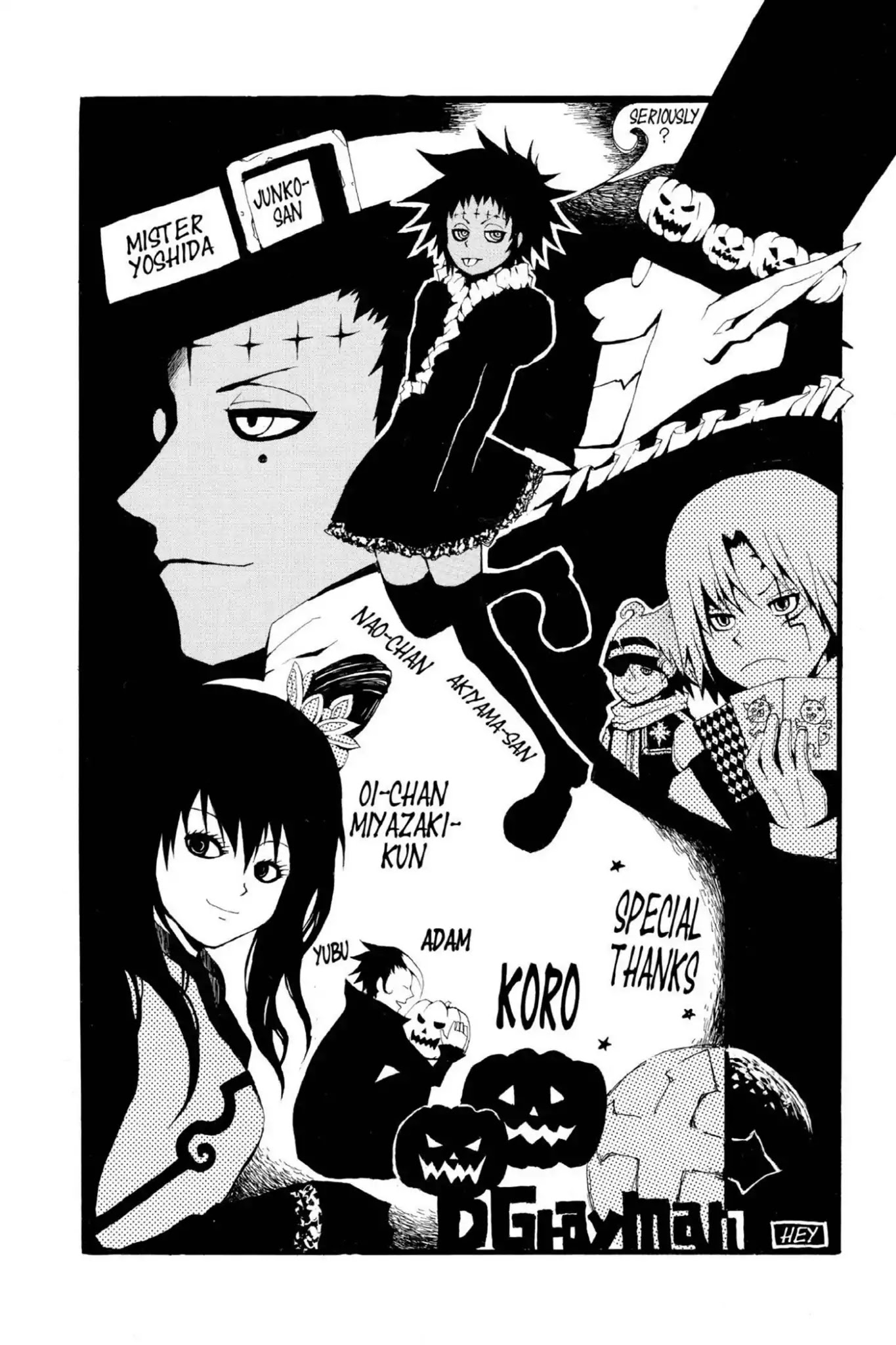 D.Gray-man Chapter 45 page 18 - Chapter 45: Vol.5 The 45th Night: Signs