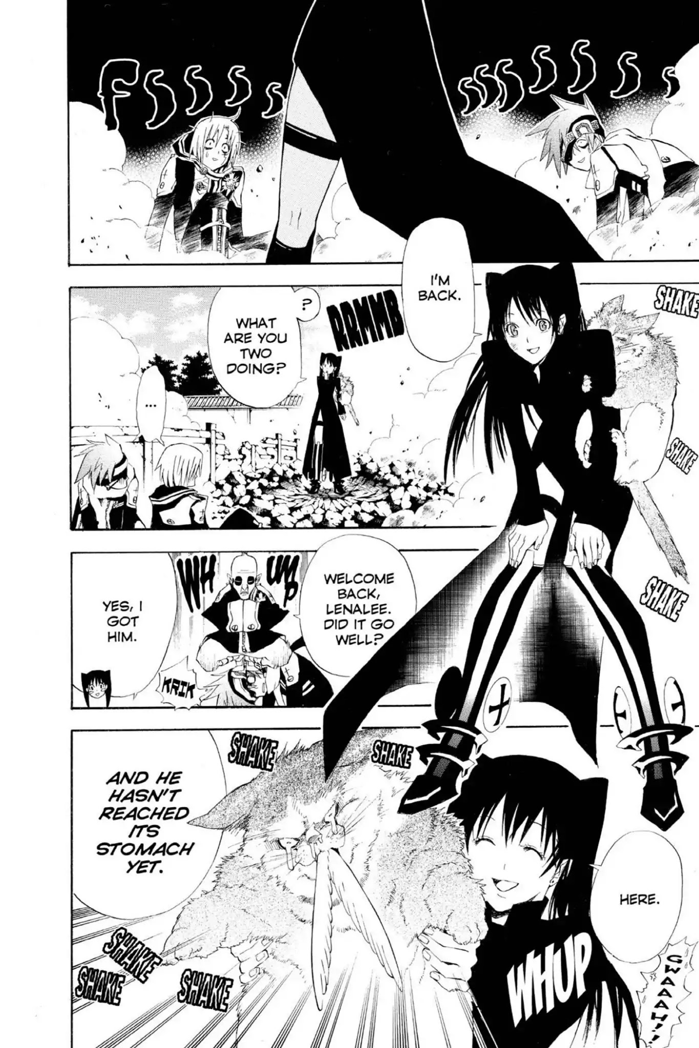 D.Gray-man Chapter 45 page 8 - Chapter 45: Vol.5 The 45th Night: Signs