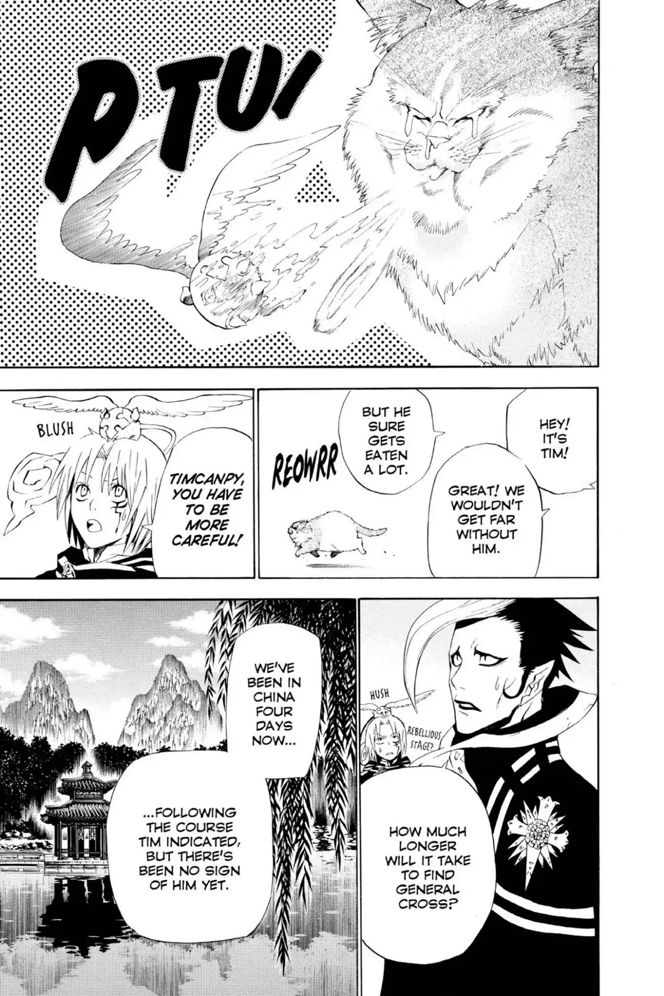 D.Gray-man Chapter 45 page 9 - Chapter 45: Vol.5 The 45th Night: Signs