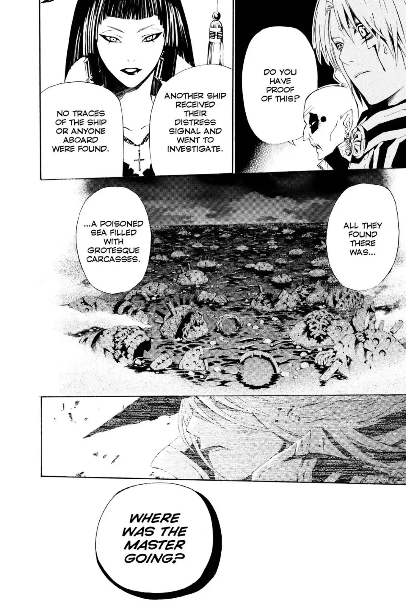 D.Gray-man Chapter 46 page 12 - Chapter 46: Vol.5 The 46th Night: News of Cross Marian