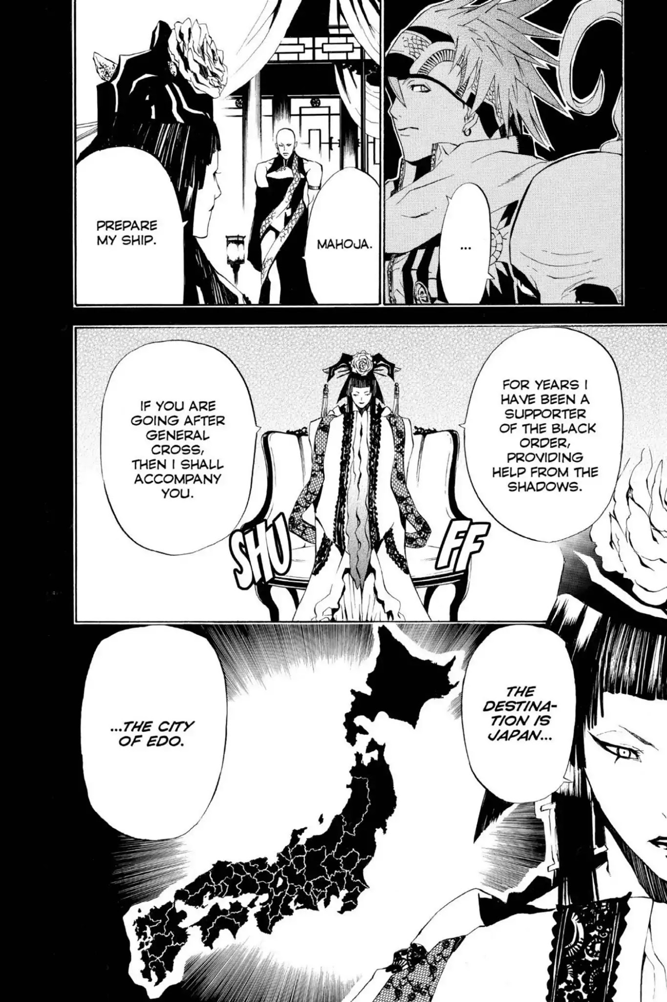 D.Gray-man Chapter 46 page 14 - Chapter 46: Vol.5 The 46th Night: News of Cross Marian