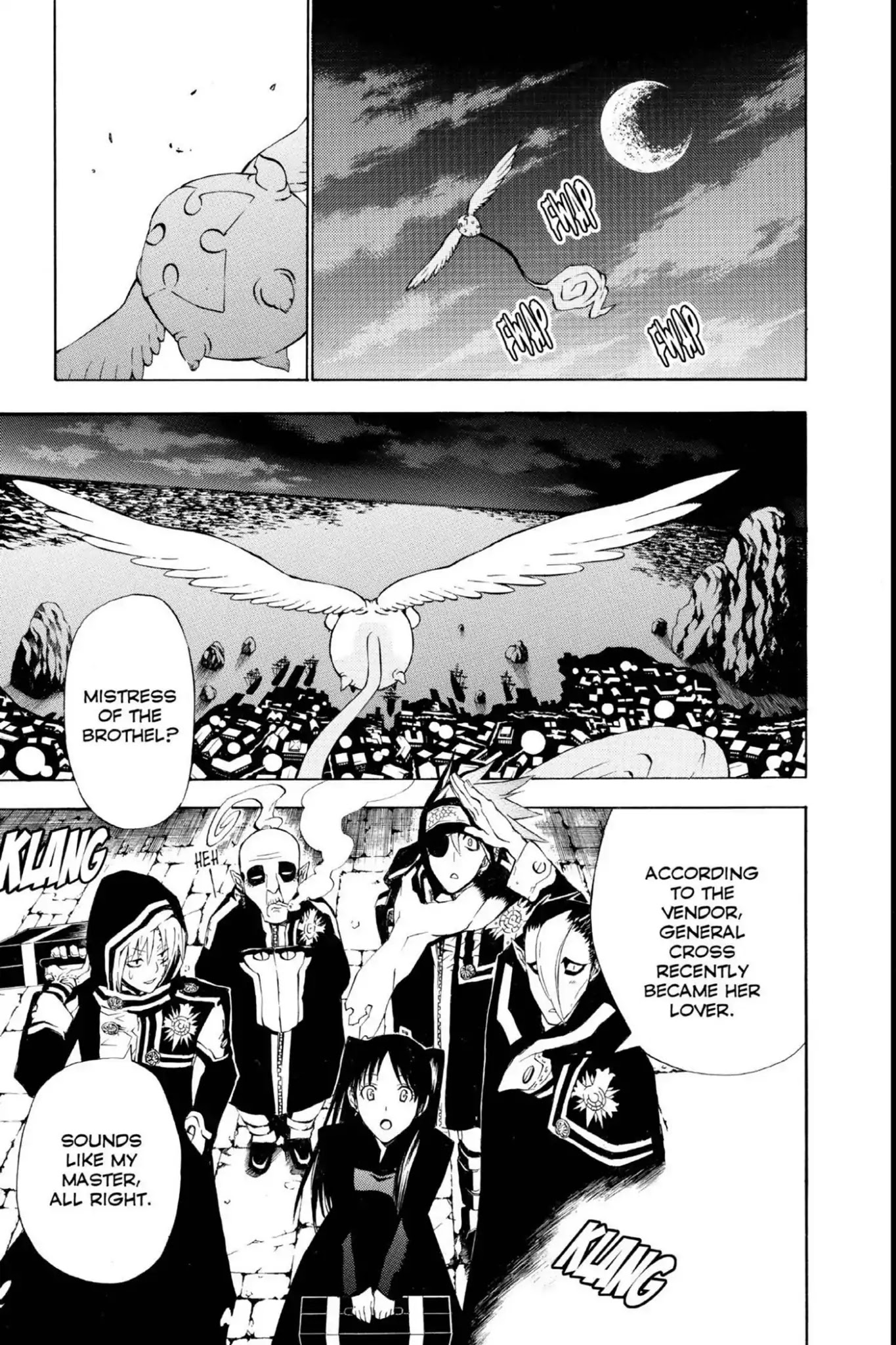 D.Gray-man Chapter 46 page 3 - Chapter 46: Vol.5 The 46th Night: News of Cross Marian