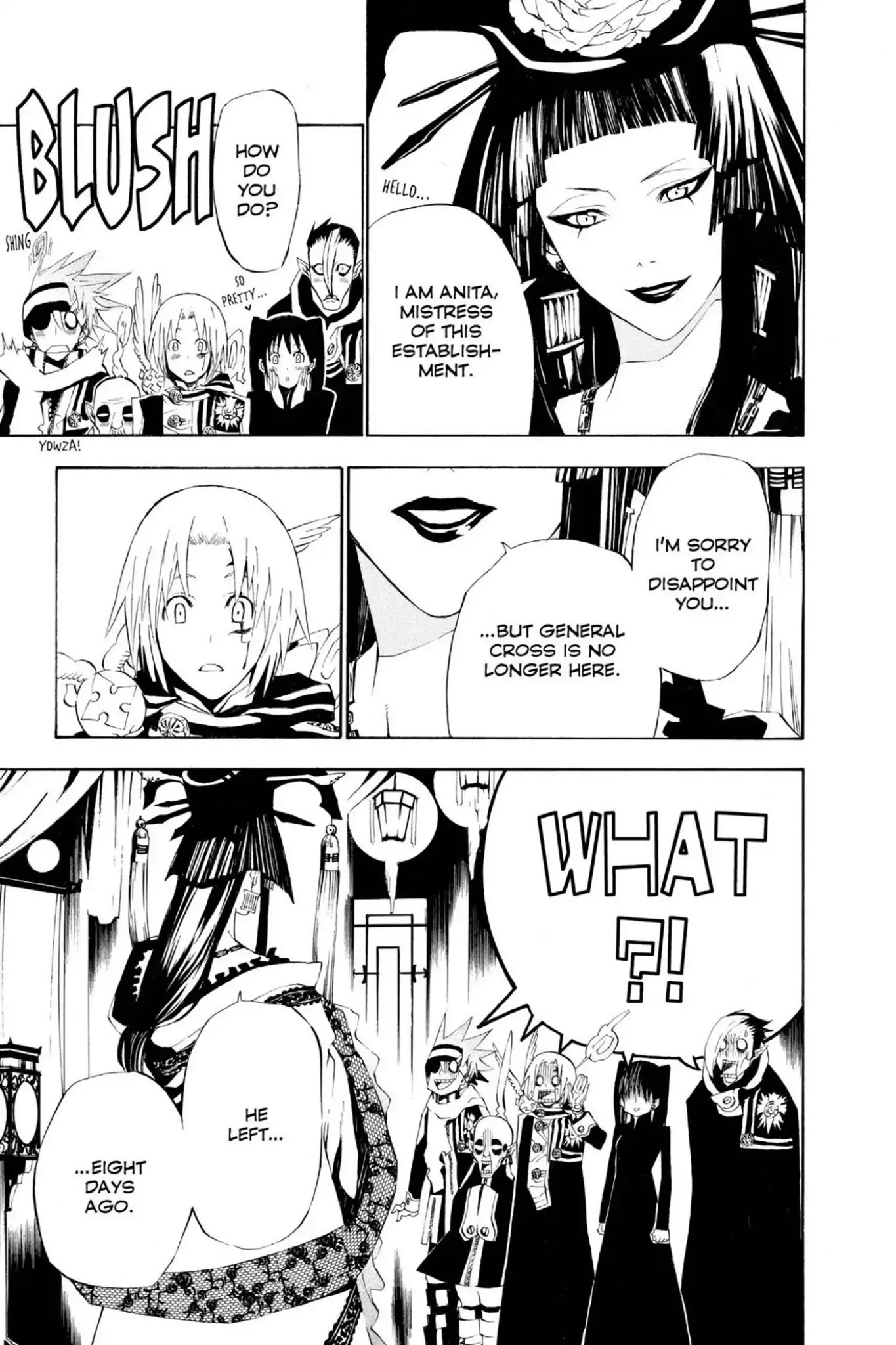 D.Gray-man Chapter 46 page 7 - Chapter 46: Vol.5 The 46th Night: News of Cross Marian