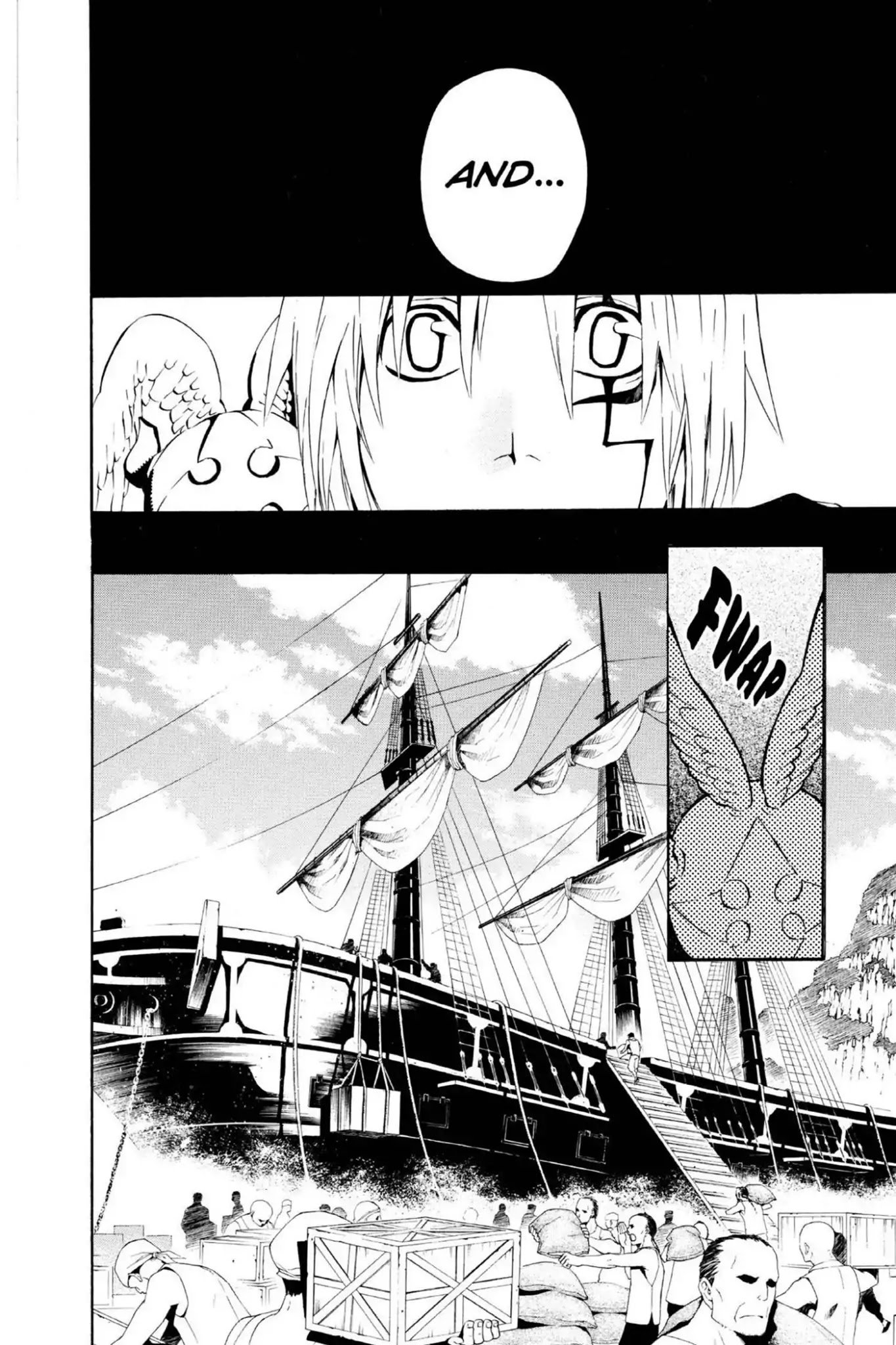 D.Gray-man Chapter 46 page 8 - Chapter 46: Vol.5 The 46th Night: News of Cross Marian