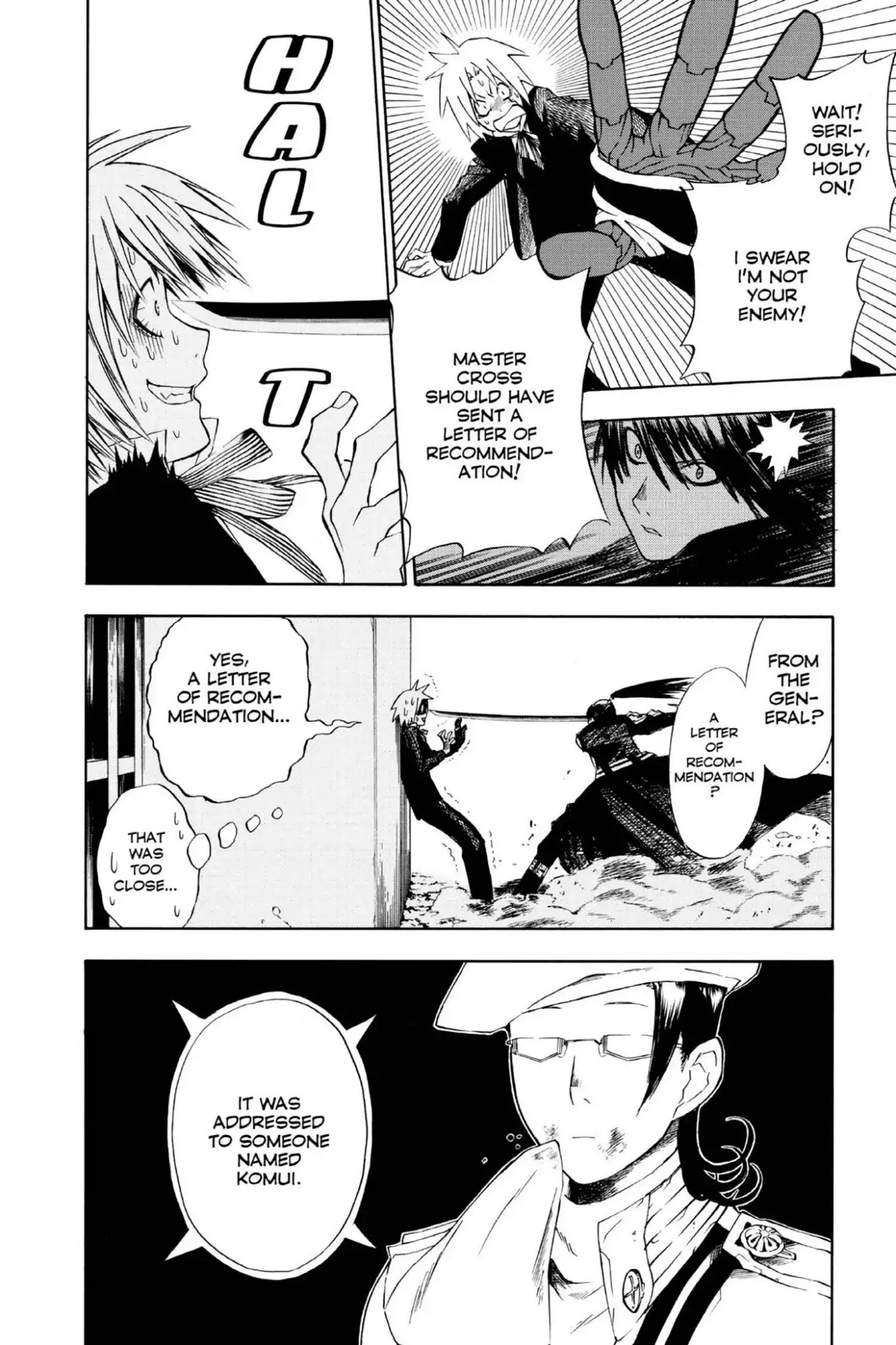 D.Gray-man Chapter 5 page 16 - Chapter 5: Vol.1 The 5th Night: The Black Order