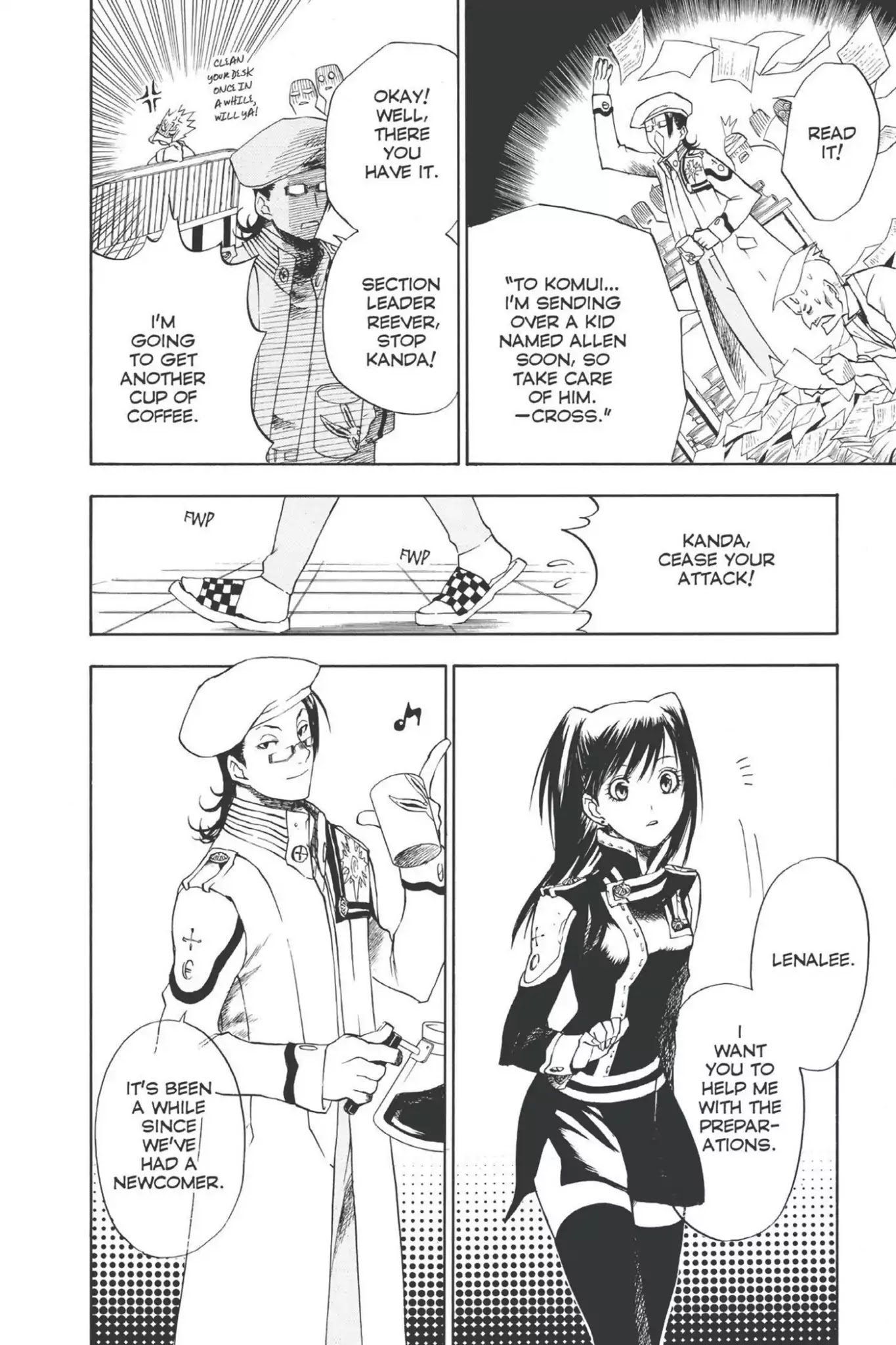 D.Gray-man Chapter 5 page 18 - Chapter 5: Vol.1 The 5th Night: The Black Order