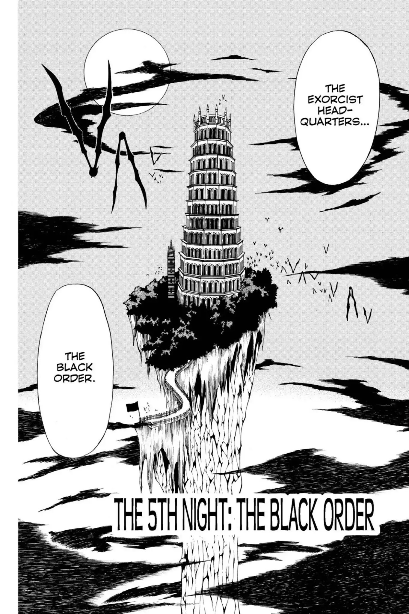 D.Gray-man Chapter 5 page 2 - Chapter 5: Vol.1 The 5th Night: The Black Order