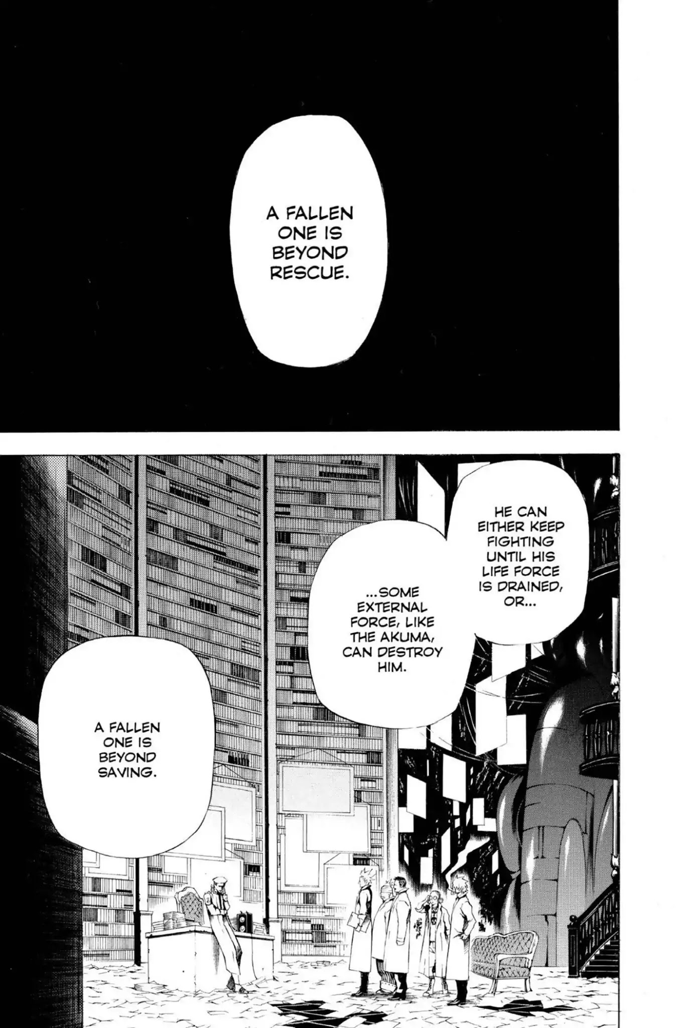 D.Gray-man Chapter 52 page 4 - Chapter 52: Vol.6 The 52nd Night: Beginning of the Night of the End
