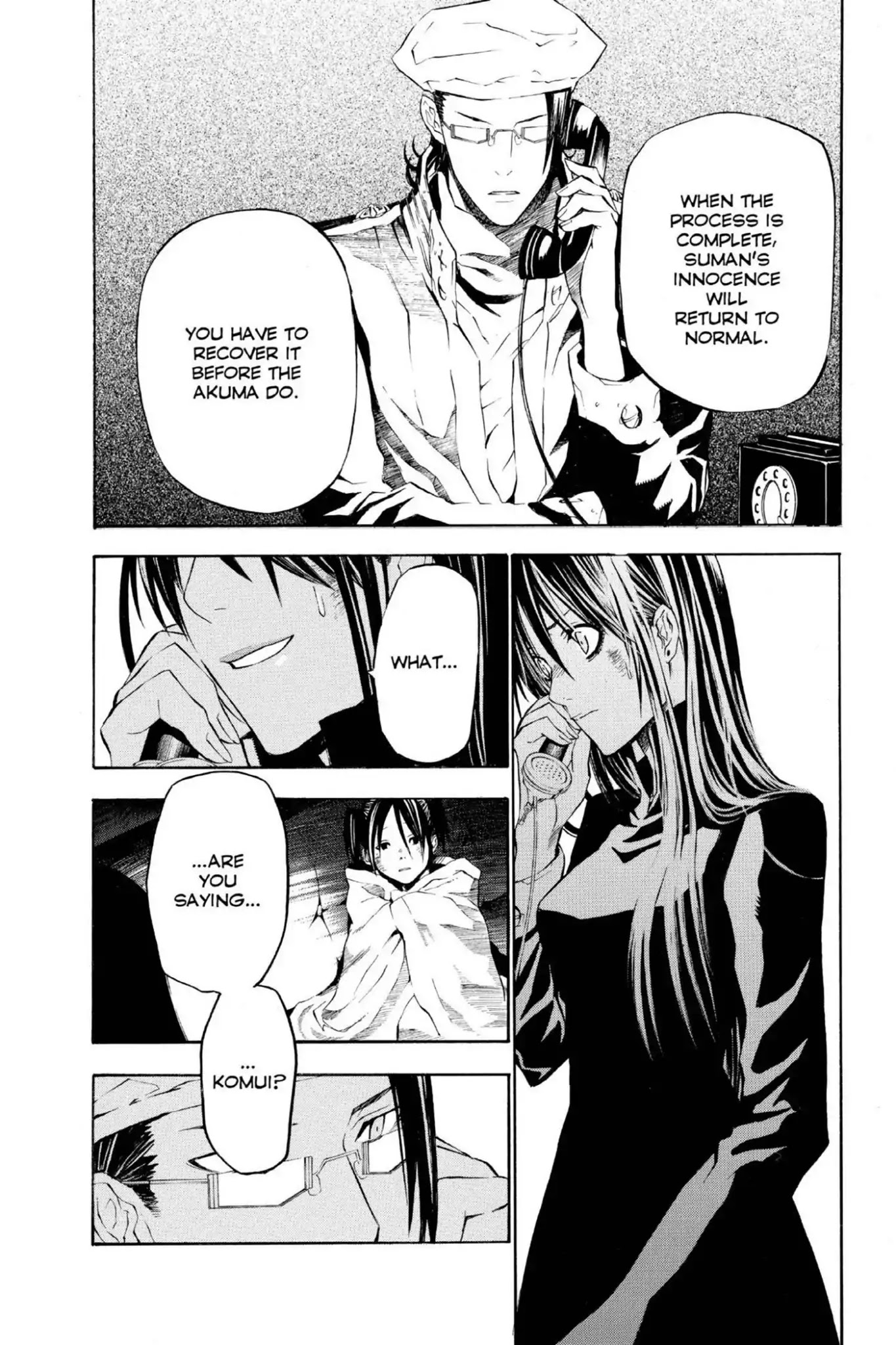 D.Gray-man Chapter 52 page 7 - Chapter 52: Vol.6 The 52nd Night: Beginning of the Night of the End