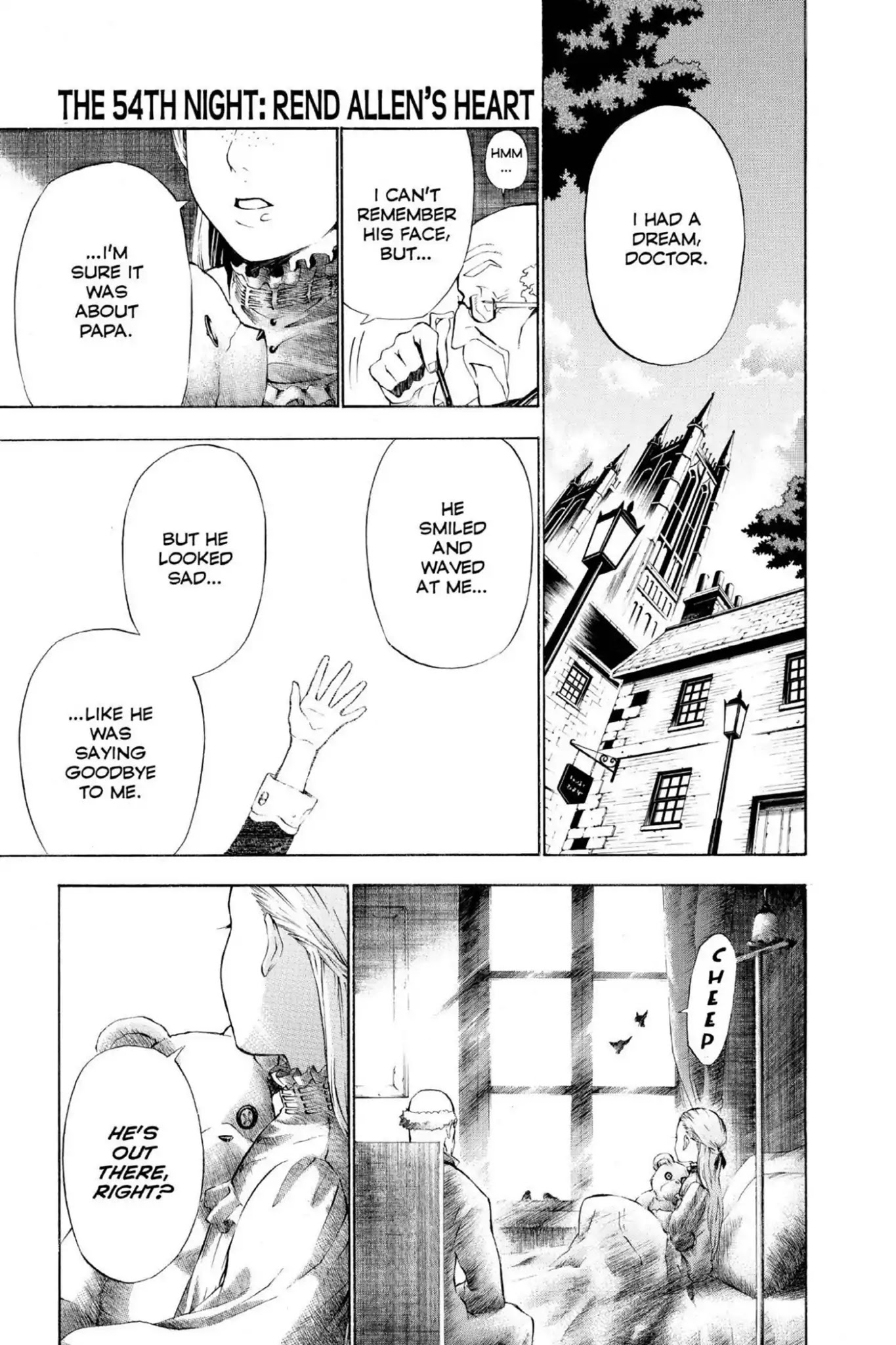 D.Gray-man Chapter 54 page 1 - Chapter 54: Vol.6 The 54th Night: Rend Allen's Heart